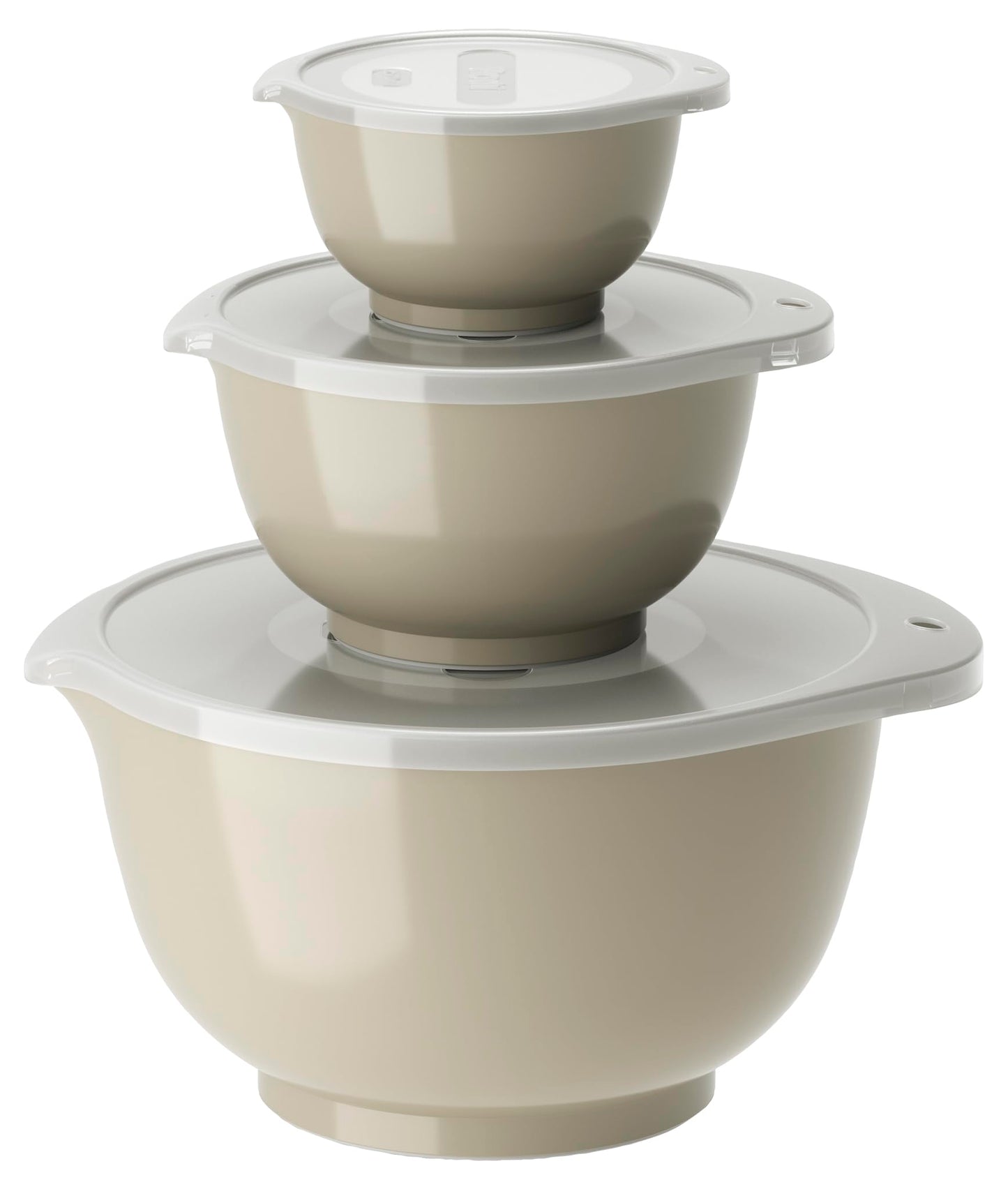 6-teiliges Margrethe Rührschüssel-Set, 22,7 x 22,7 x 15,6 Humus