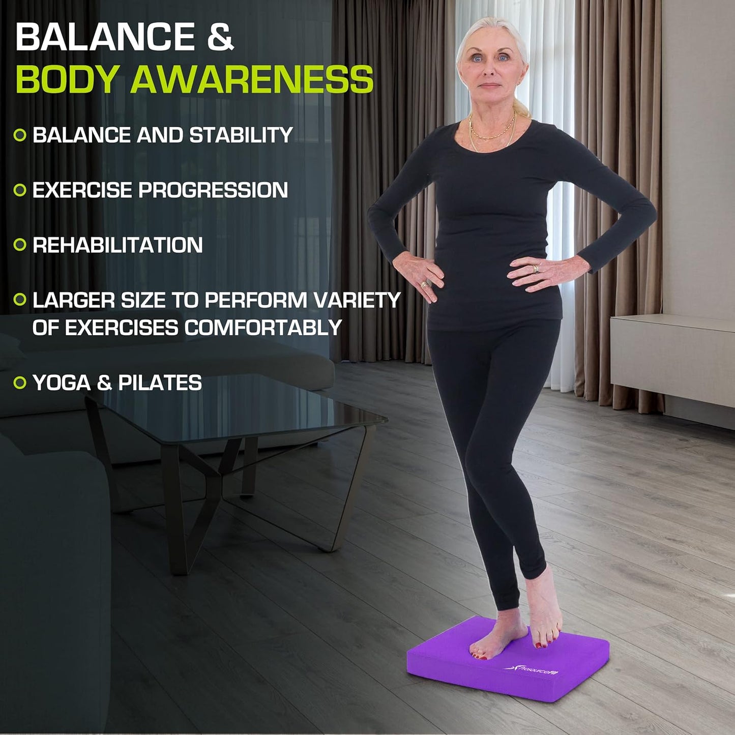 Übungs-Balance Pad, Violett
