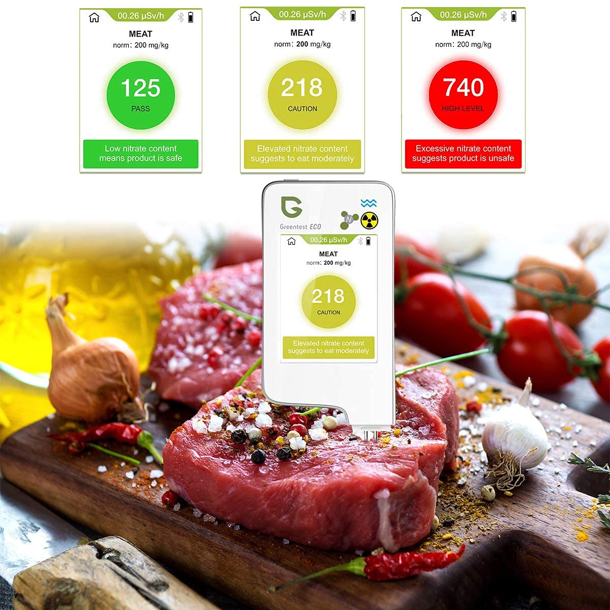 Geigerzähler und Nitrattester Eco 6