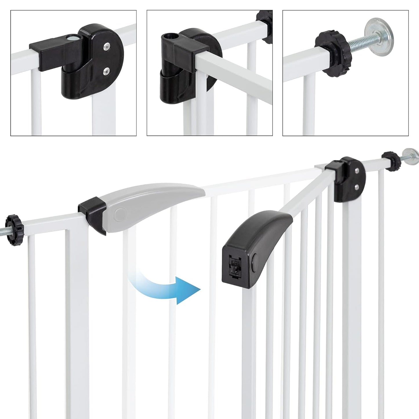 Türschutzgitter, 75-85cm (1er Pack)