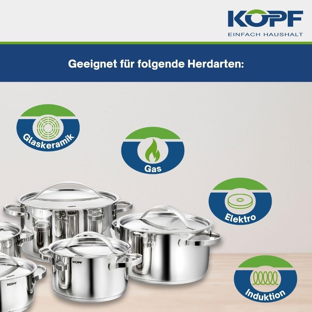 10-teiliges Topfset Stilo