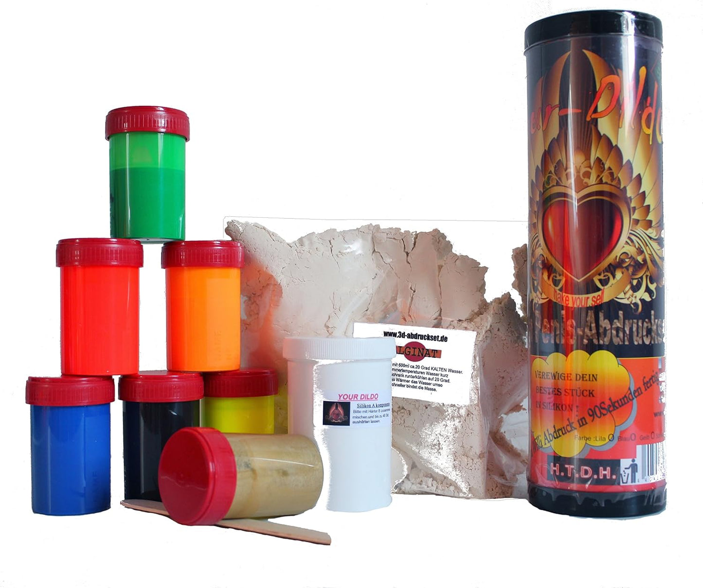 Penis-Abdruck-Set, Set mit 2 x Alginat