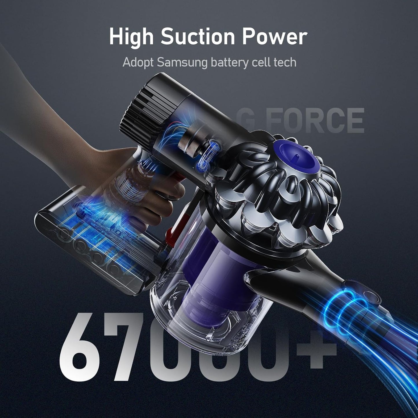 Ersatzakku für Dyson V6, DC58, DC59, DC74 und SV03 Staubsauger