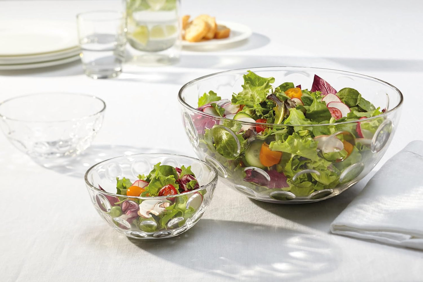 Cucina Optic Schalenset, Optic 4 Pieces | Height 6.5 cm