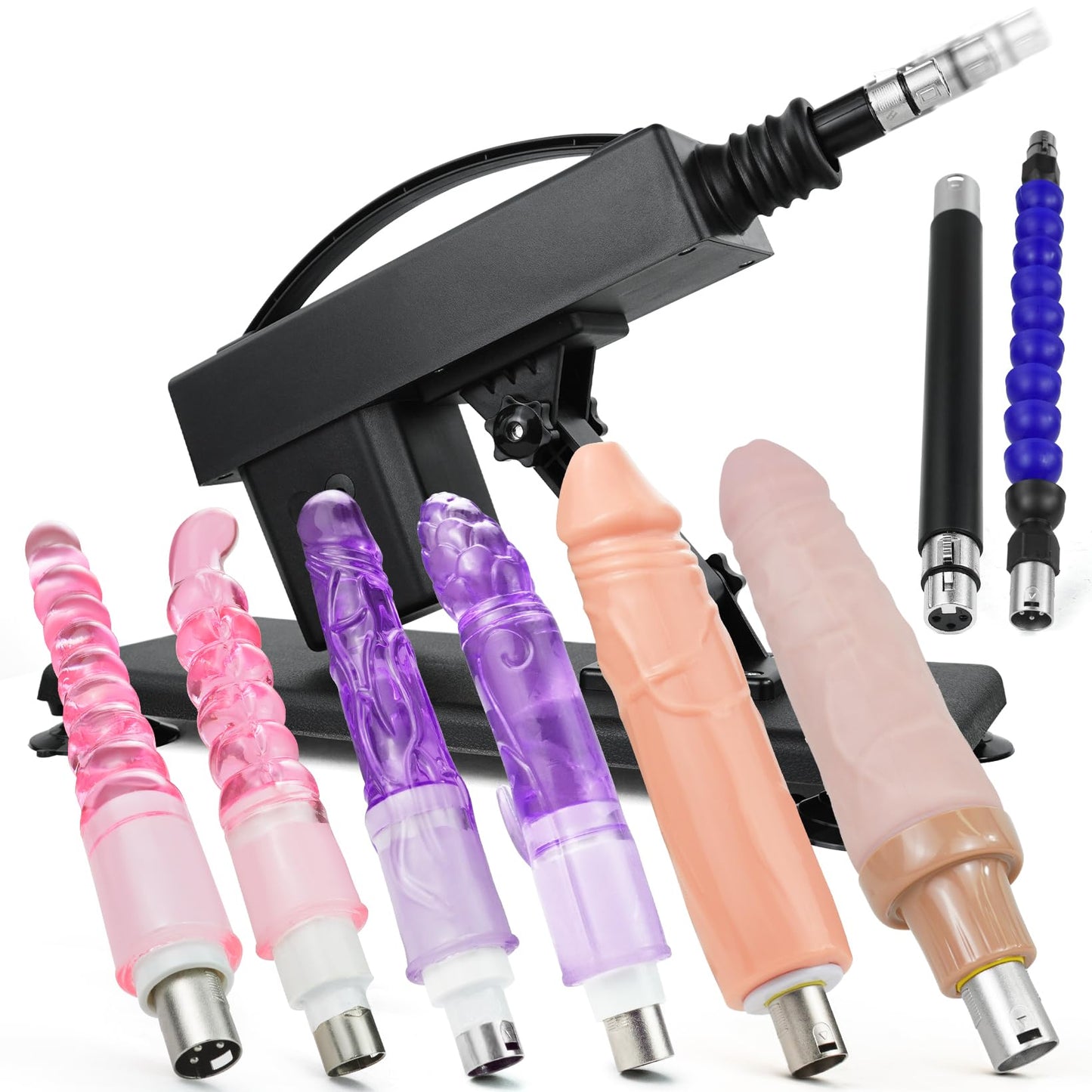 Automatische Sexmaschine mit Saugnapfadapter, verstellbarer Geschwindigkeit und Winkel