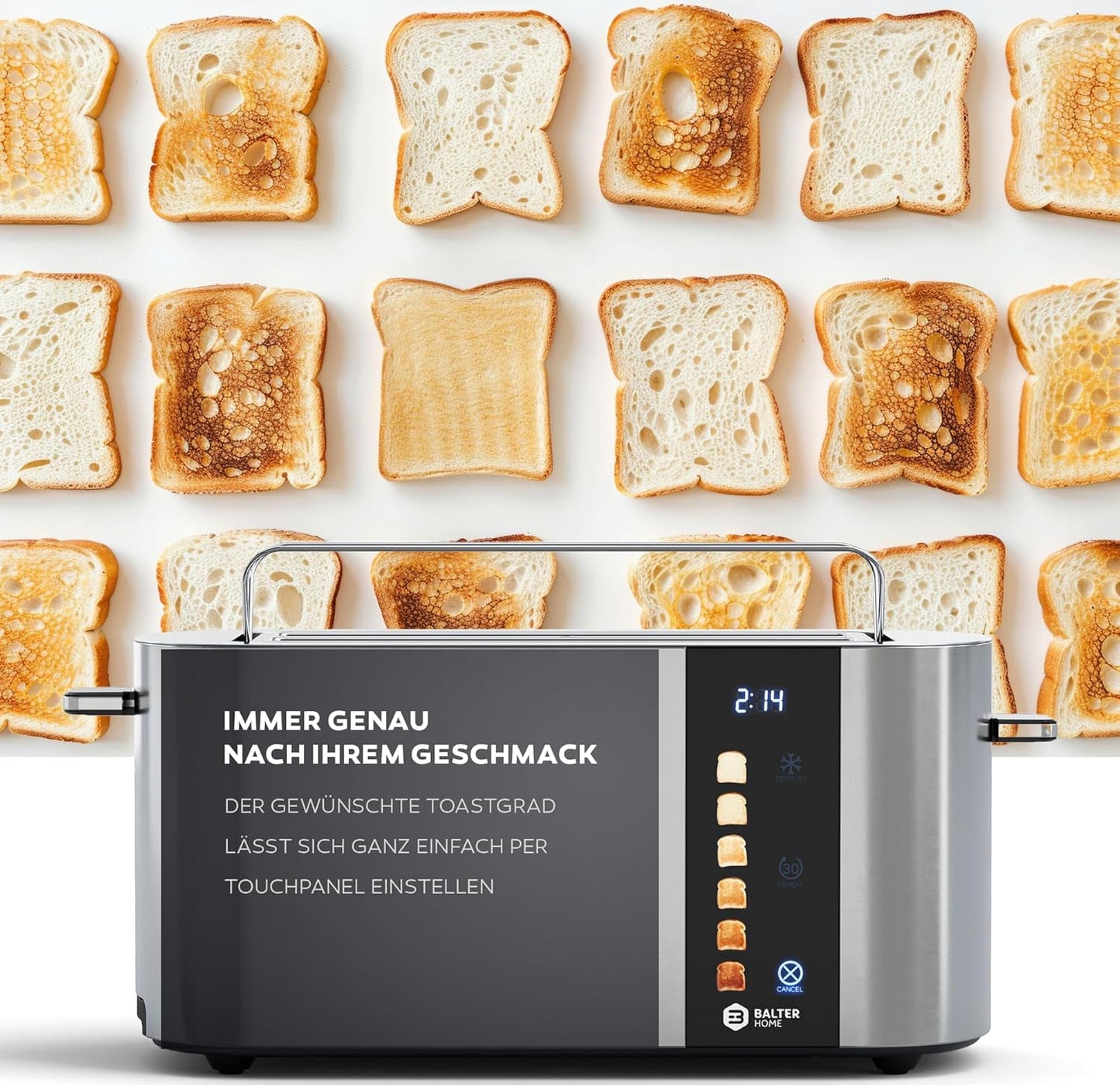 Langschlitztoaster, Ts-34-silber