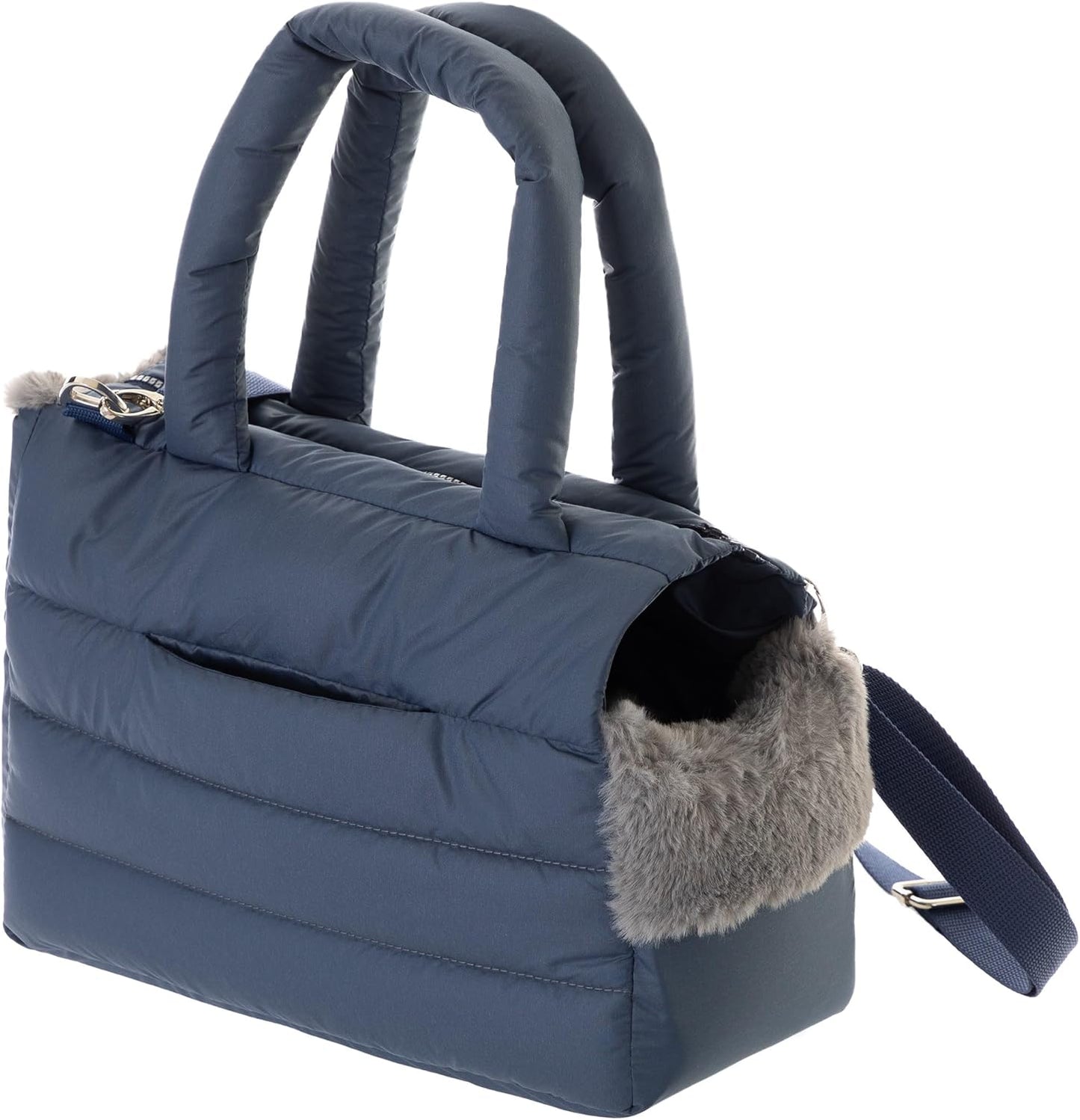 Hundetragetasche für kleine bis mittlere Haustiere, M - L 40 x B 20 x H 30 cm DUNKELBLAU