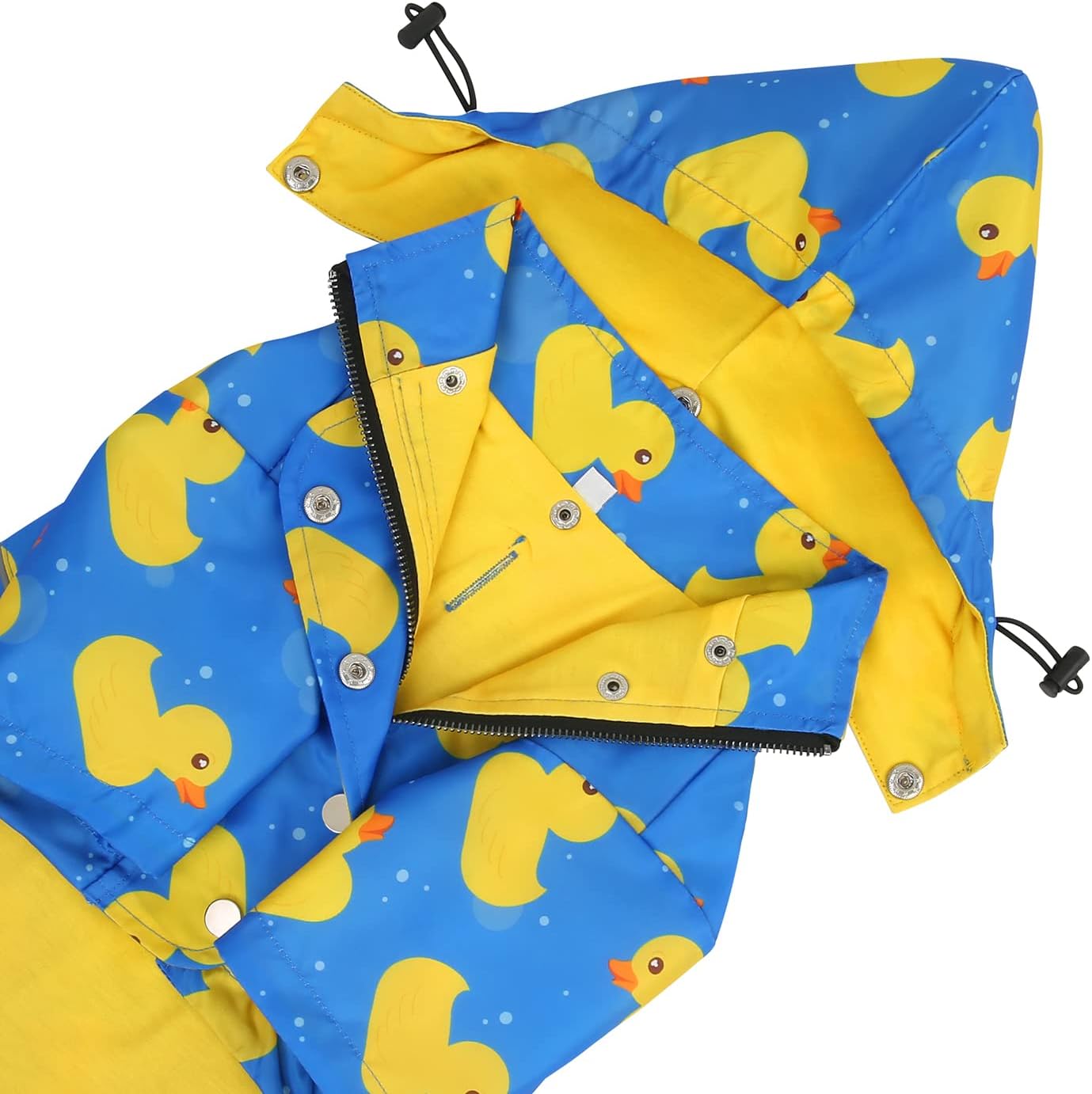 Hunde-Regenmantel mit Kapuze, XXX-Large Entenblau