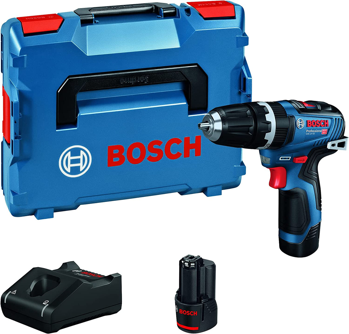 Akku-Schlagbohrschrauber GSB 12V-35 solo Professional, 12 Volt, solo in L-BOXX