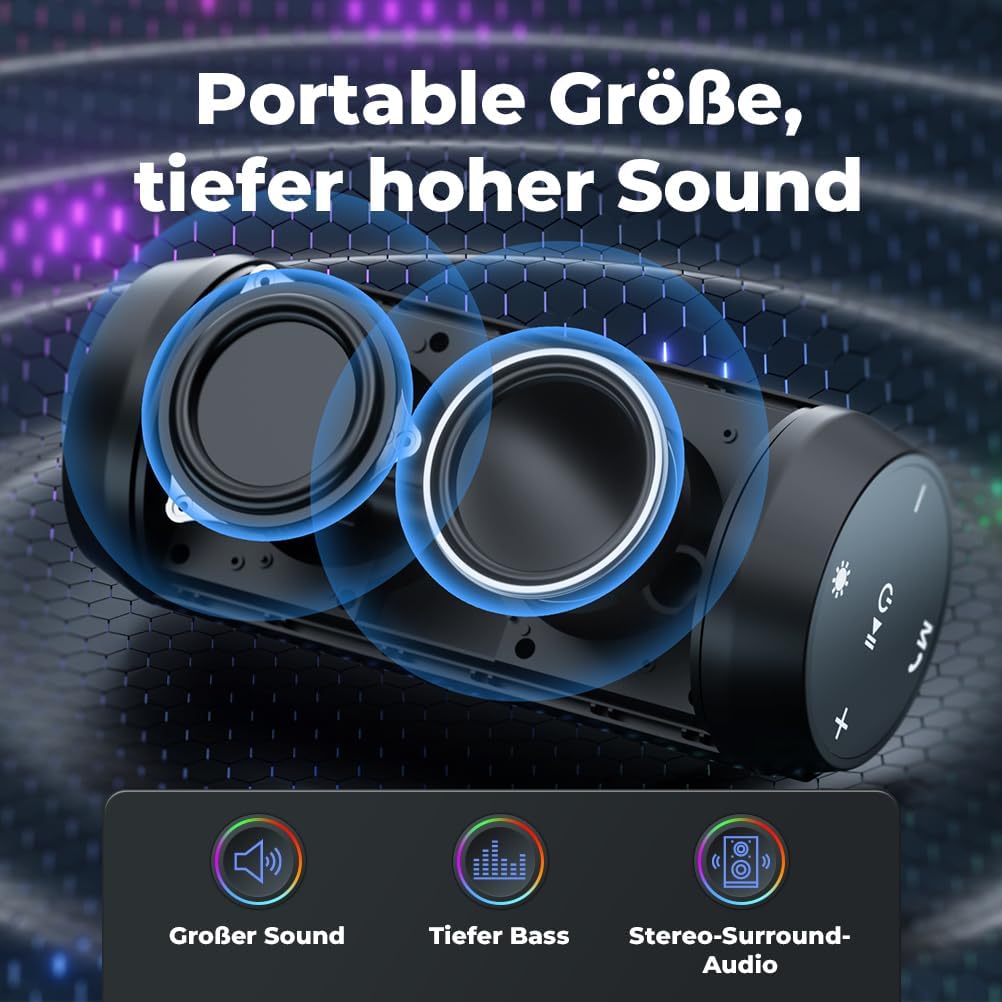 Tragbare Musikbox, 10W