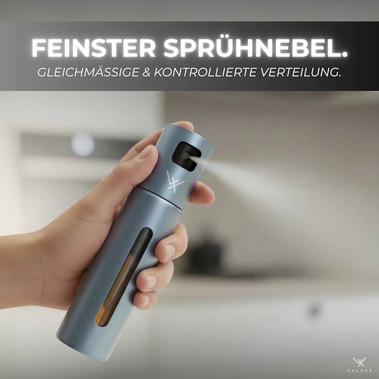 Ölsprüher für Speiseöl & Essig, Stone Blue