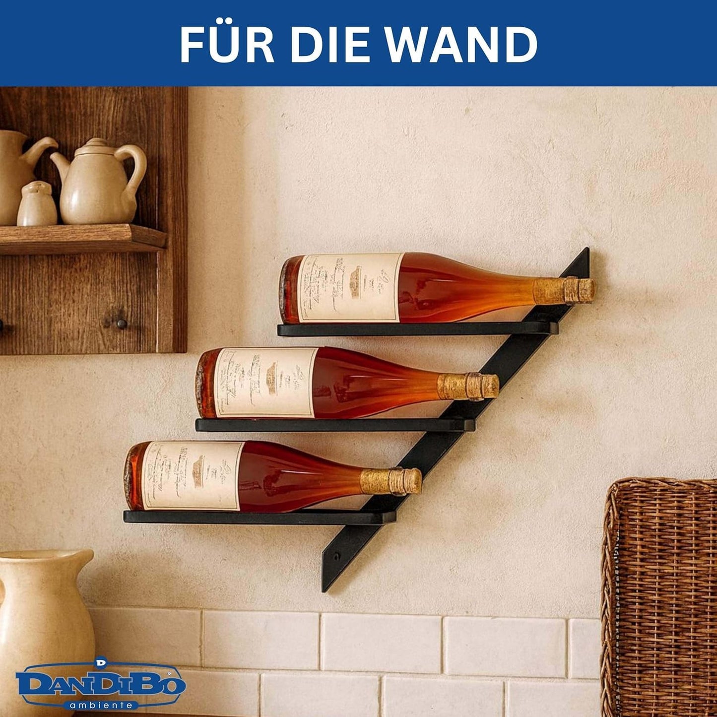 Wand-Flaschenhalter