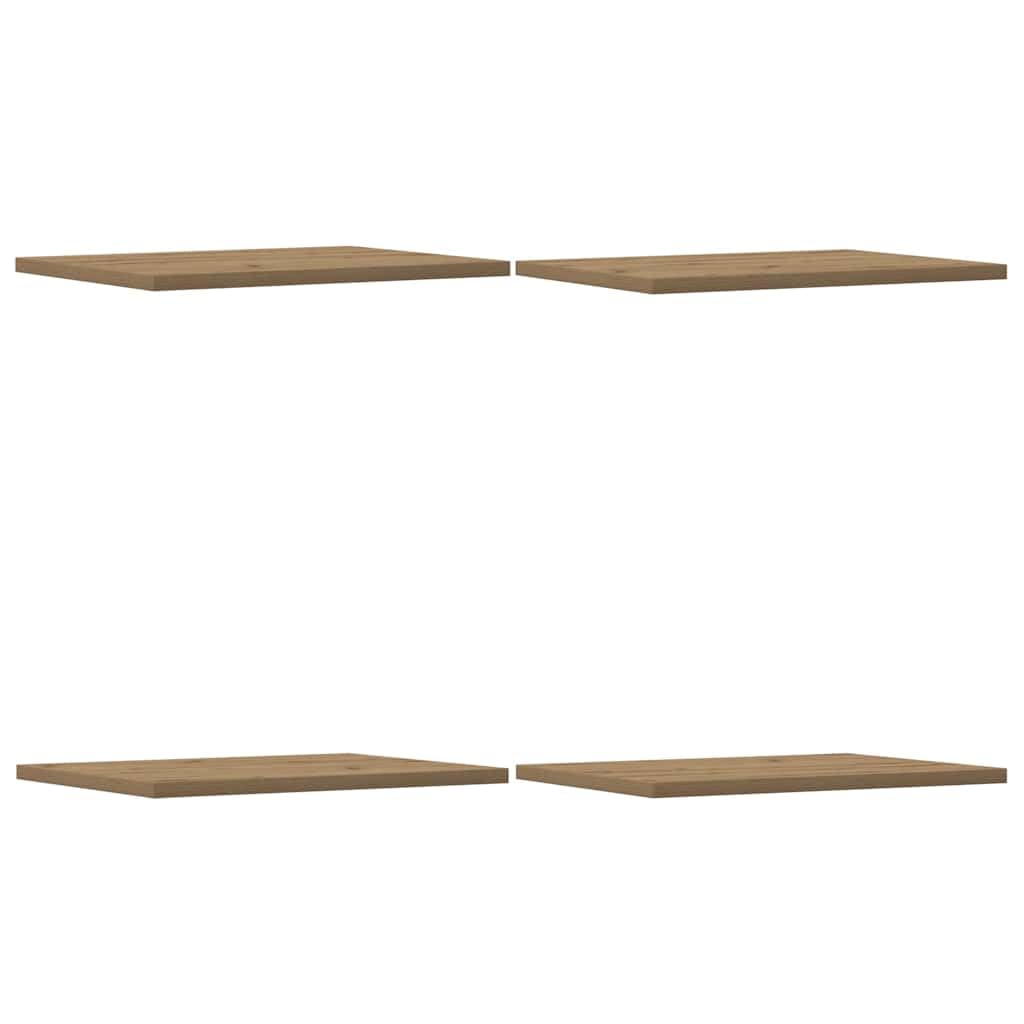 Regalböden-Set (4 Stück, 40x30 cm), 40 x 30 x 1.5 cm Artisan-eiche