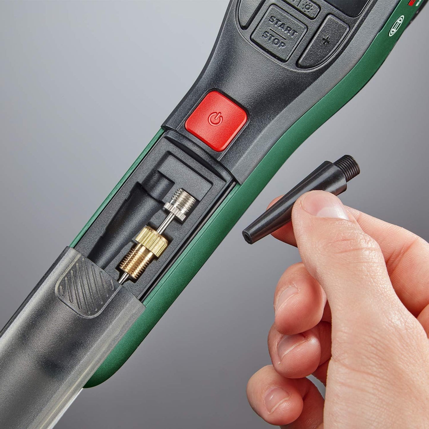 Elektrische Fahrradpumpe EasyPump mit Autostop-Funktion