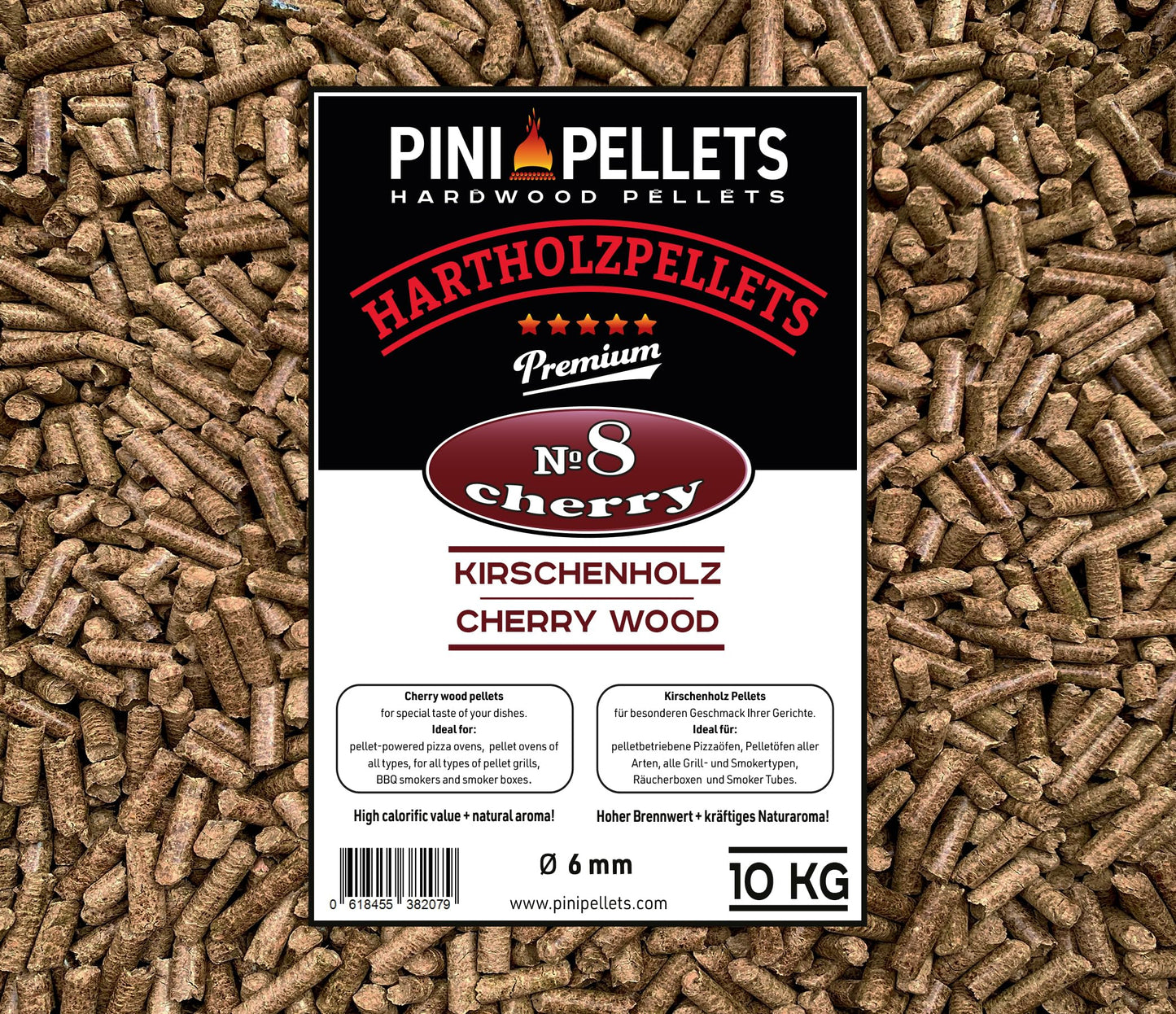 Grillpellets Kirsche, 10 kg