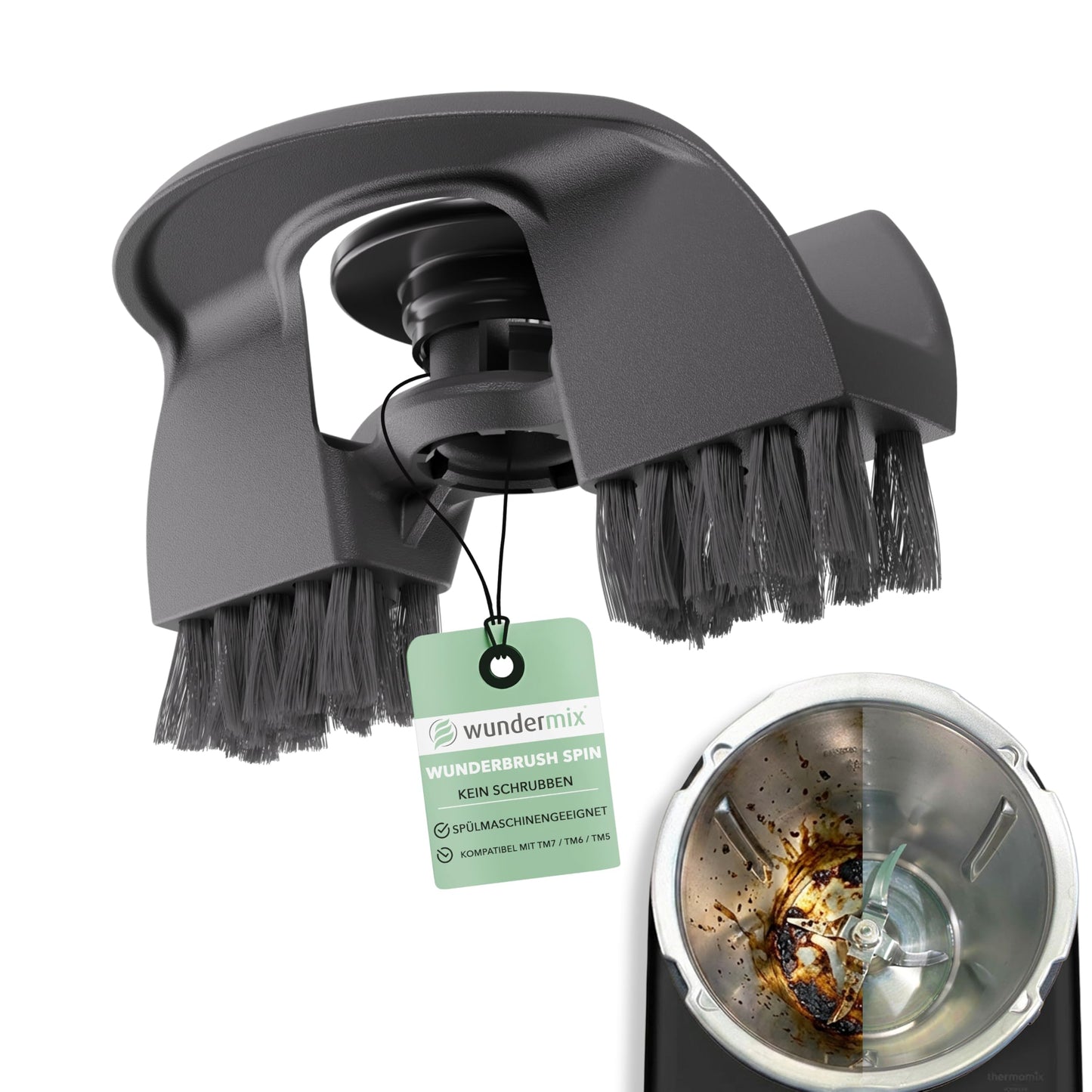 WunderBrush Spin Reinigungsbürste für Thermomix
