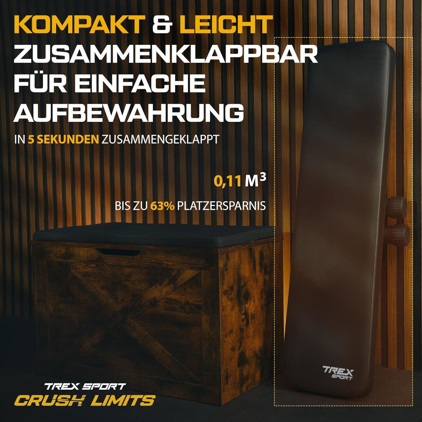 Klappbare Flachbank TX-100B