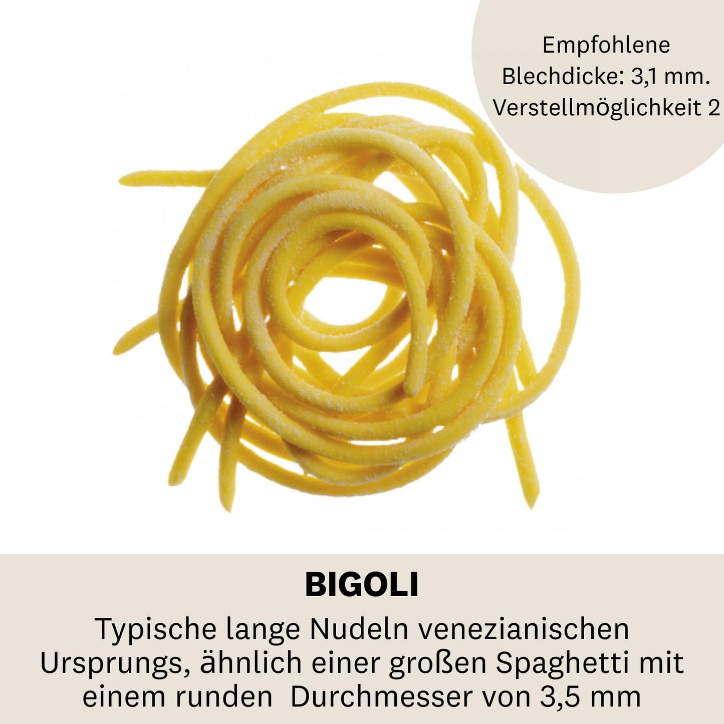 Bigoli Aufsatz für Atlas 150, Bigoli