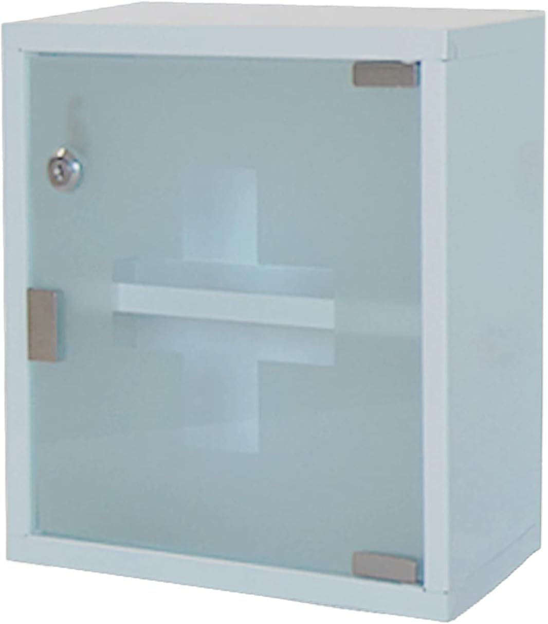 Abschliessbarer Erste-Hilfe-Schrank, White,2 Fächer