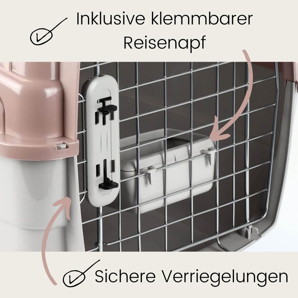 IATA-konforme Hartschalen-Transportbox, 2 Stück