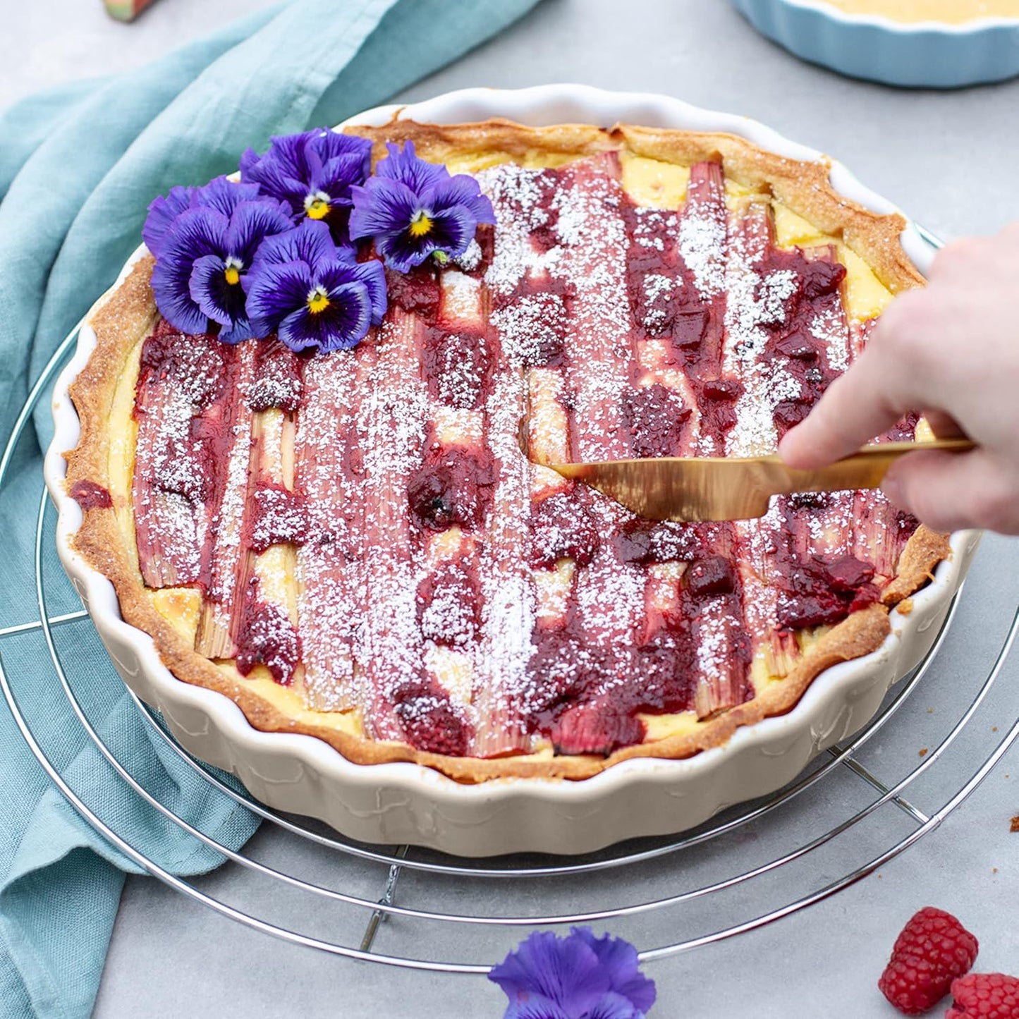 Tarteform Kitchen Time, Grau