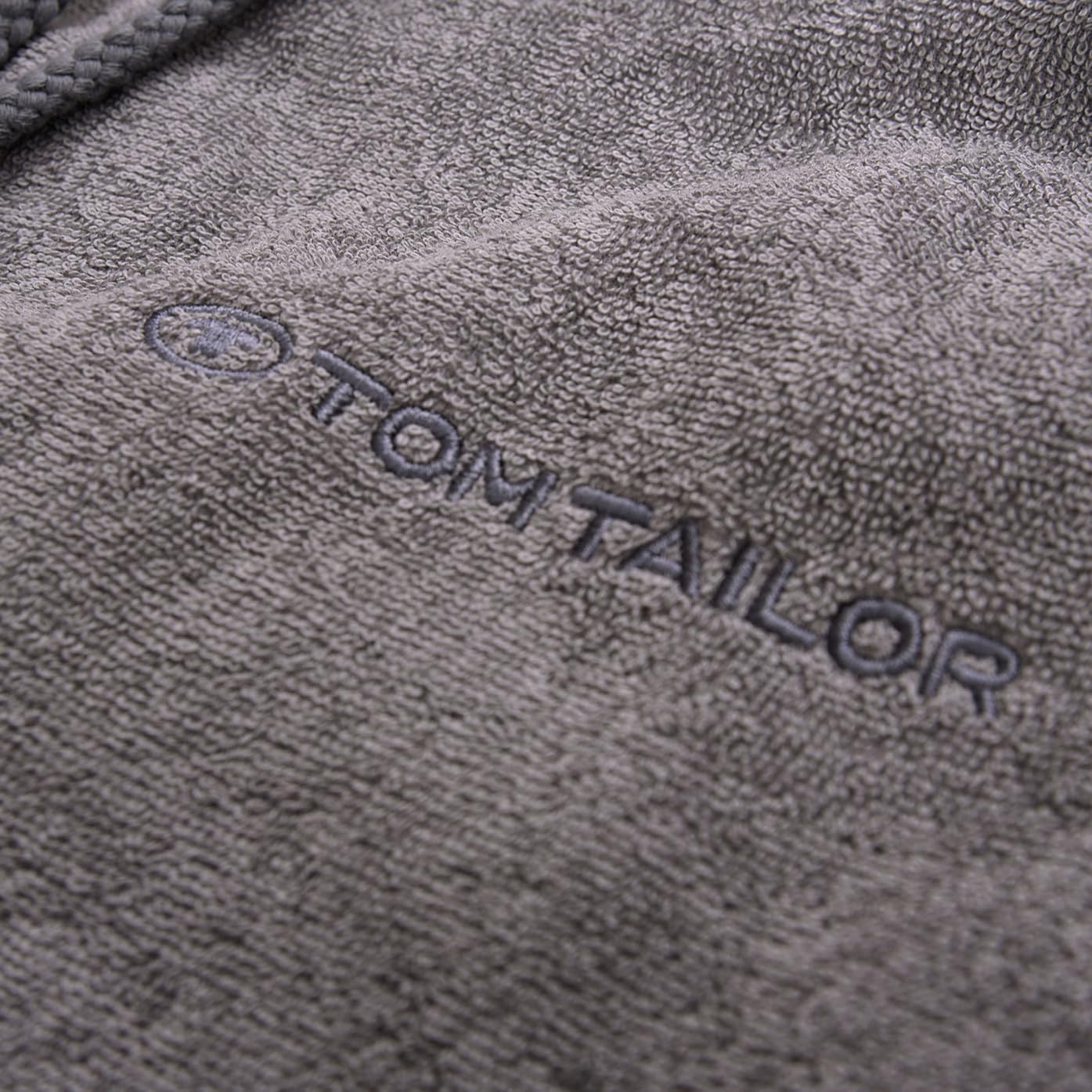 Surf Poncho mit Kapuze und Bauchtasche, Grau L-XL