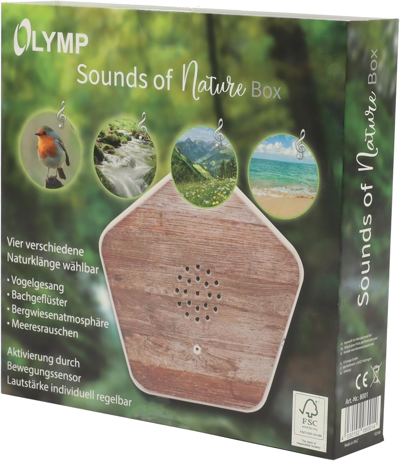 Sounds of Nature - Entspannungsbox mit Sensor
