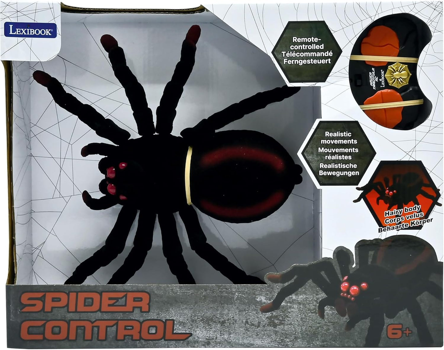 Tarentula realistische ferngesteuerte Spinne mit Lichteffekte, SPIDER01