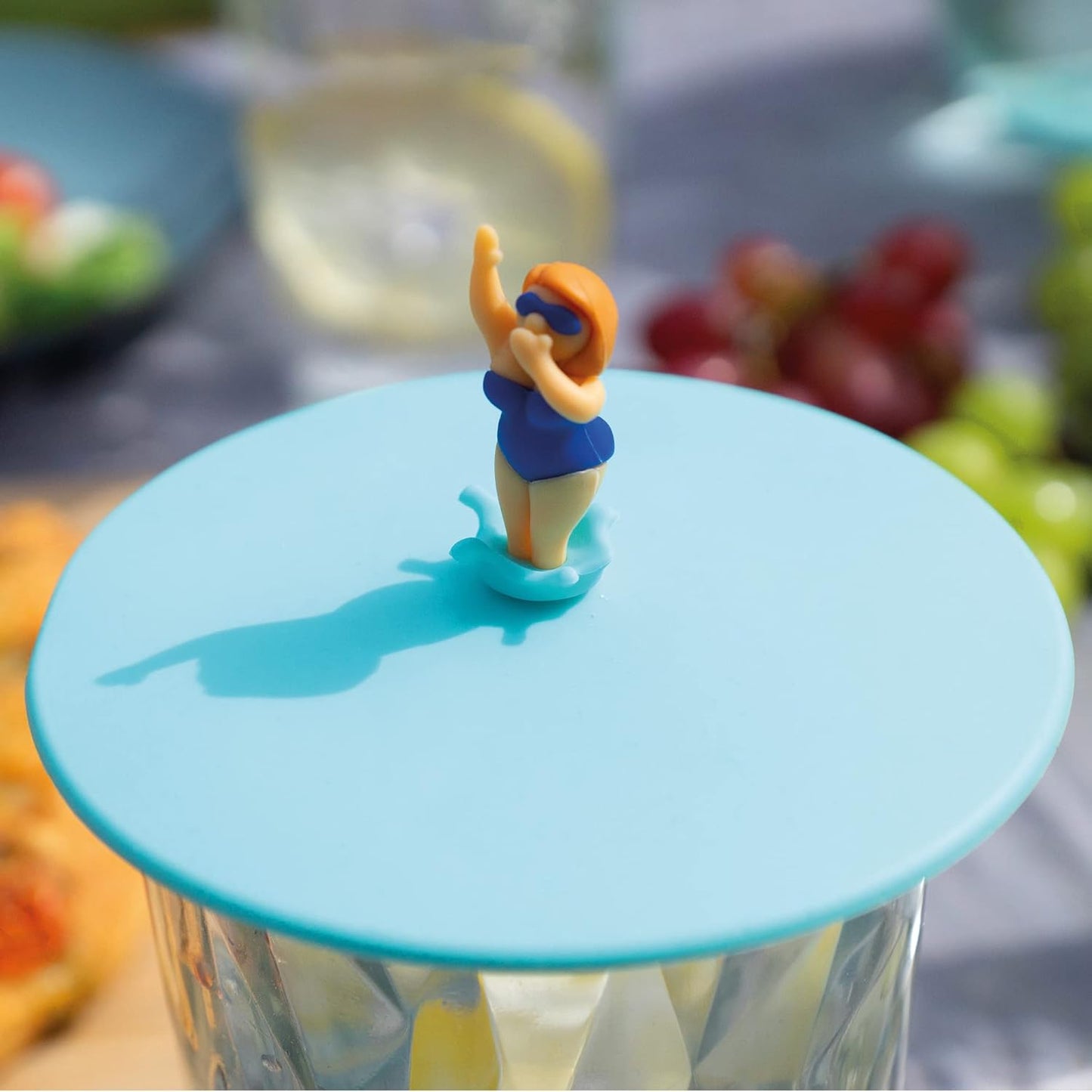 3-teiliges Glasabdeckungen-Set, Splash Girls