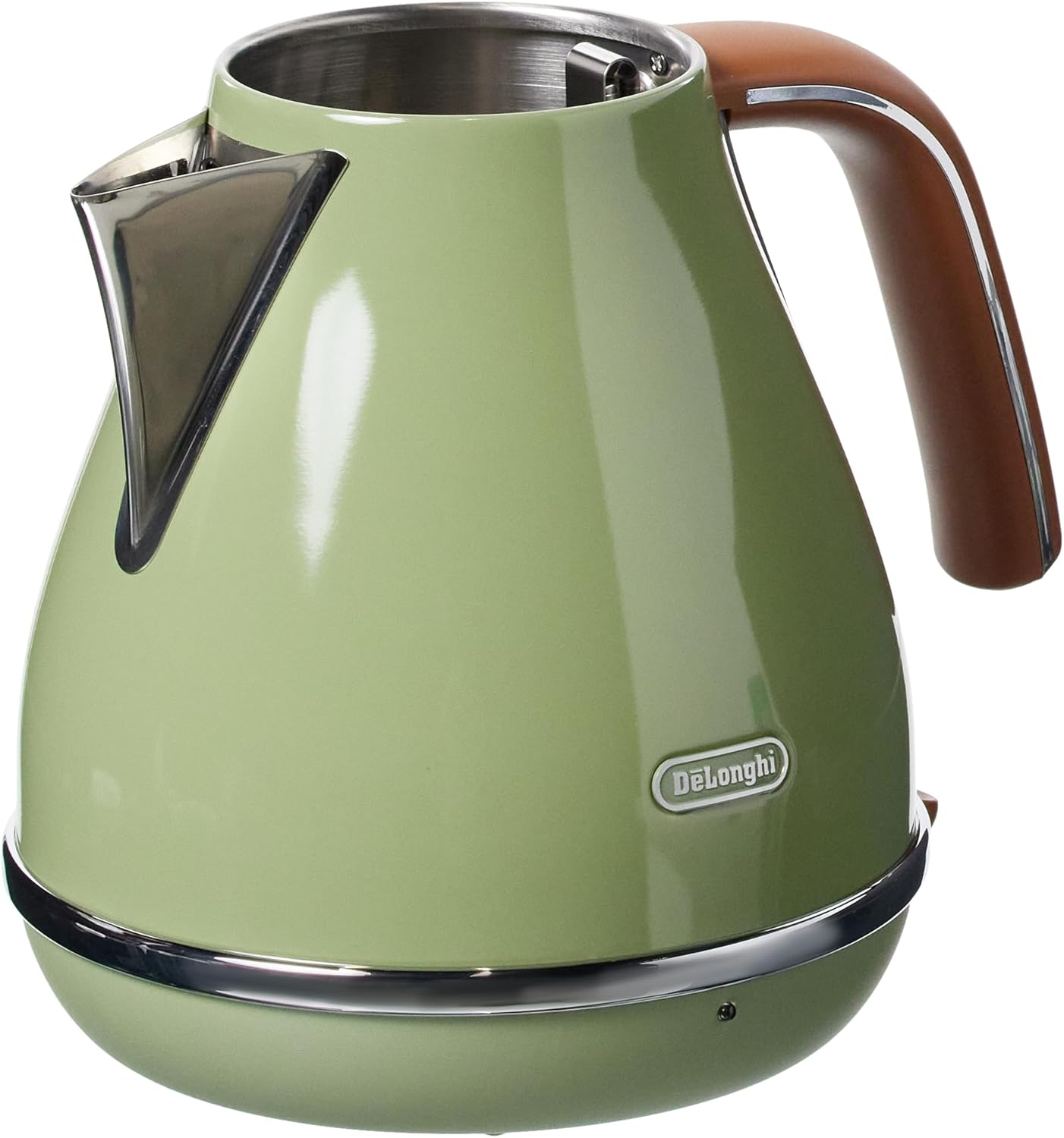 Wasserkocher Icona Vintage KBOV2001.GR mit 360° Basis, Olive, Single