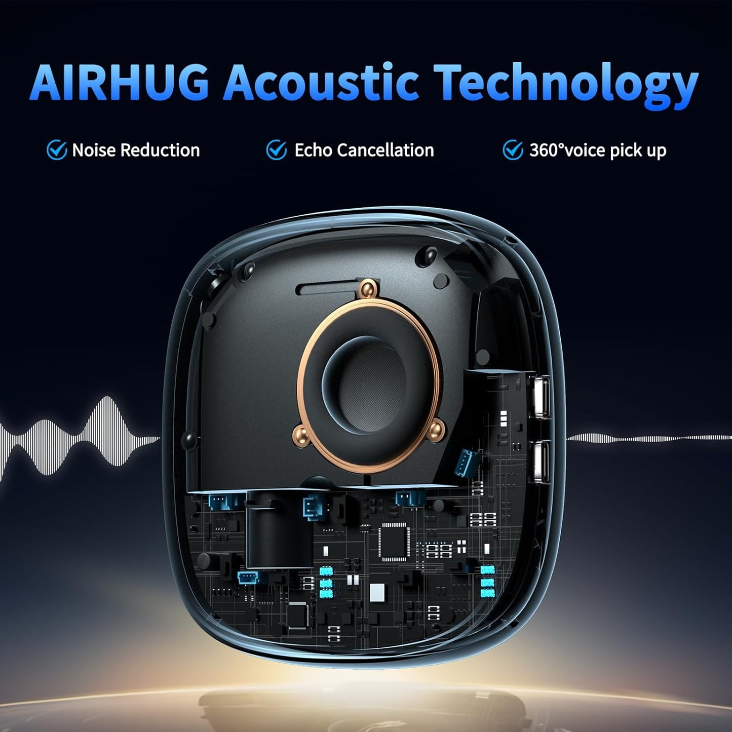 Bluetooth Konferenzlautsprecher mit Mikrofon