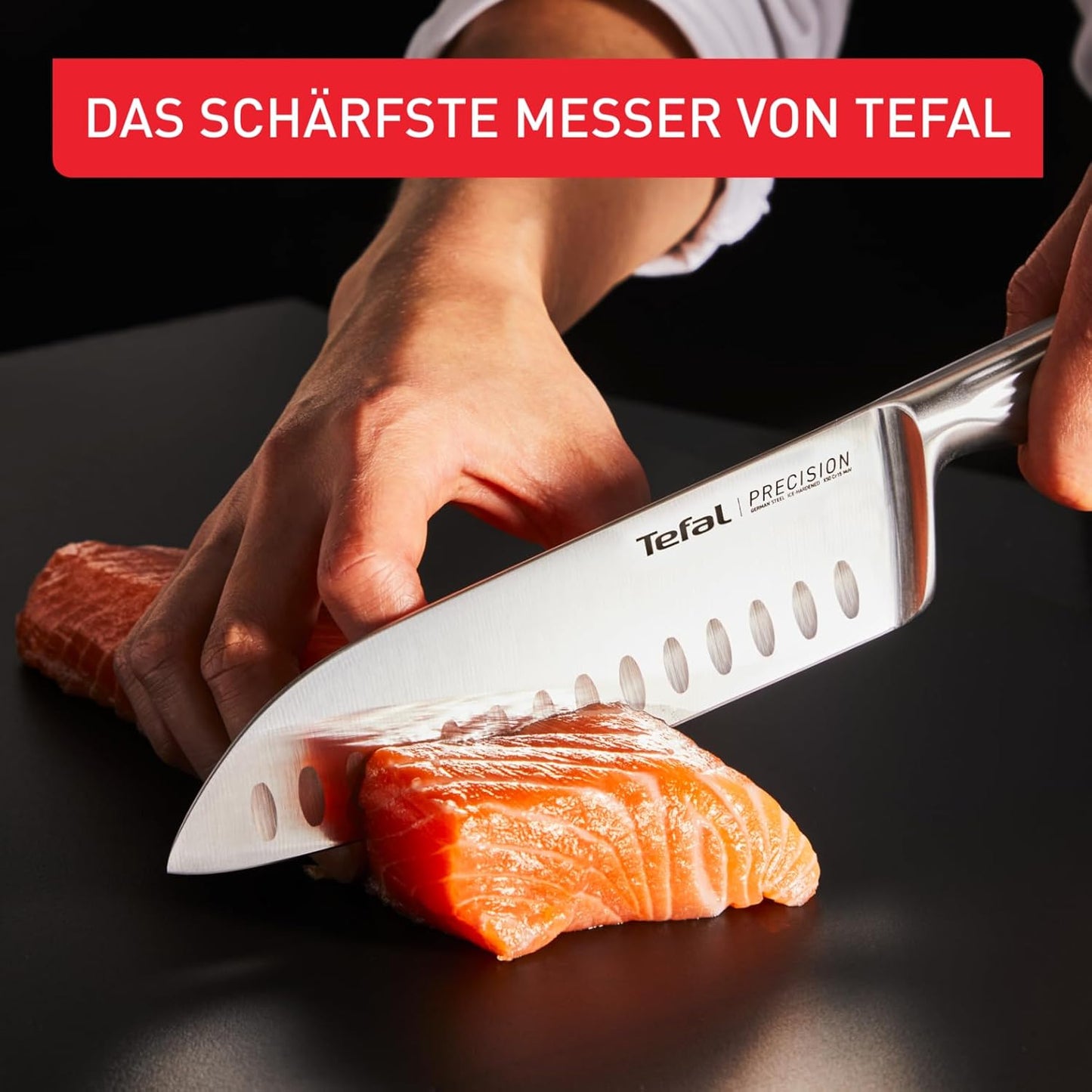 Precision Santokumesser mit Eishärtungstechnologie, Santokumesser 16,5 cm