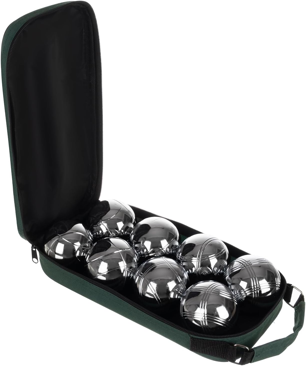 Boule Spielset mit 8 Kugeln und Zubehör im Koffer