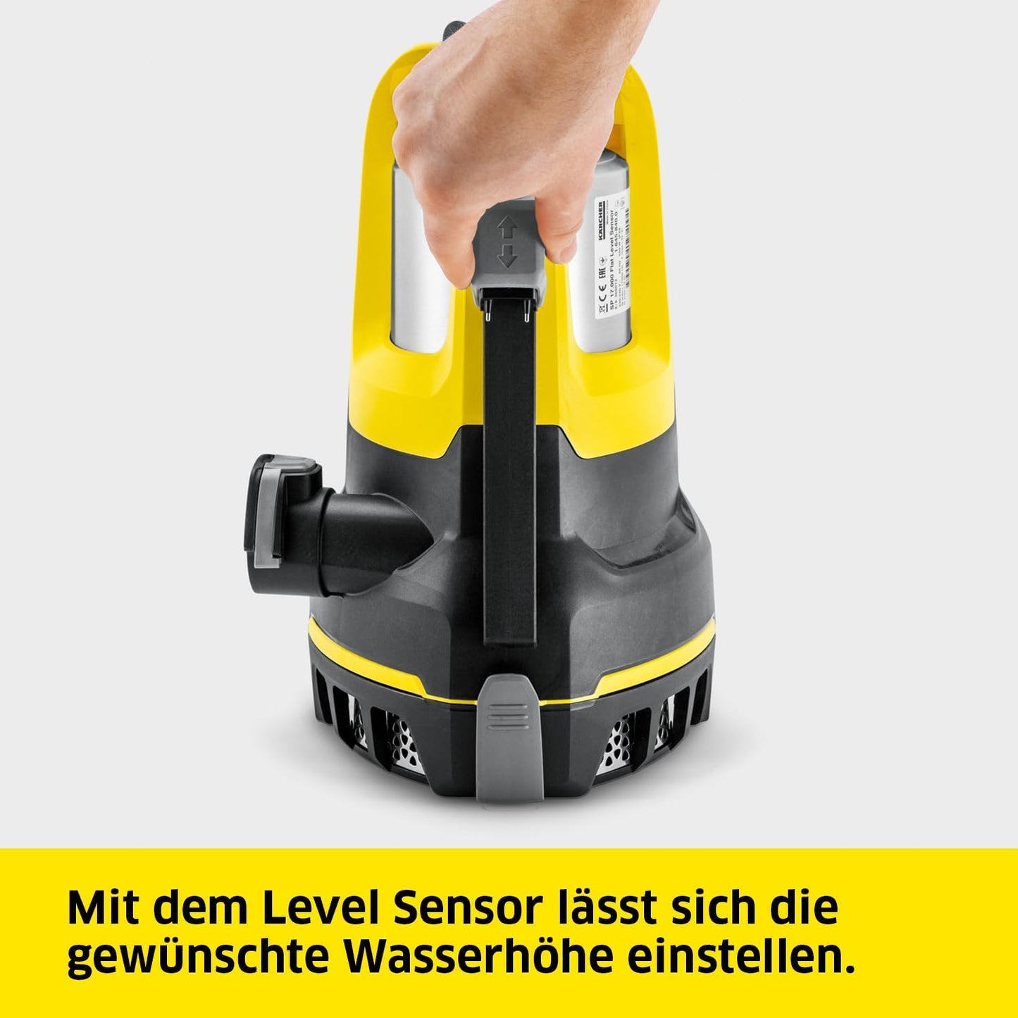 Flachsaugende Tauchpumpe SP 17.000 mit Level Sensor