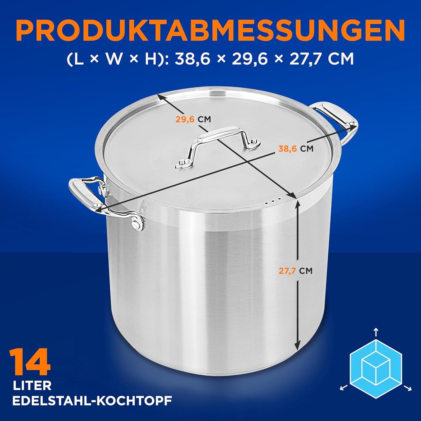 Suppentopf, 15L, 15 Liter