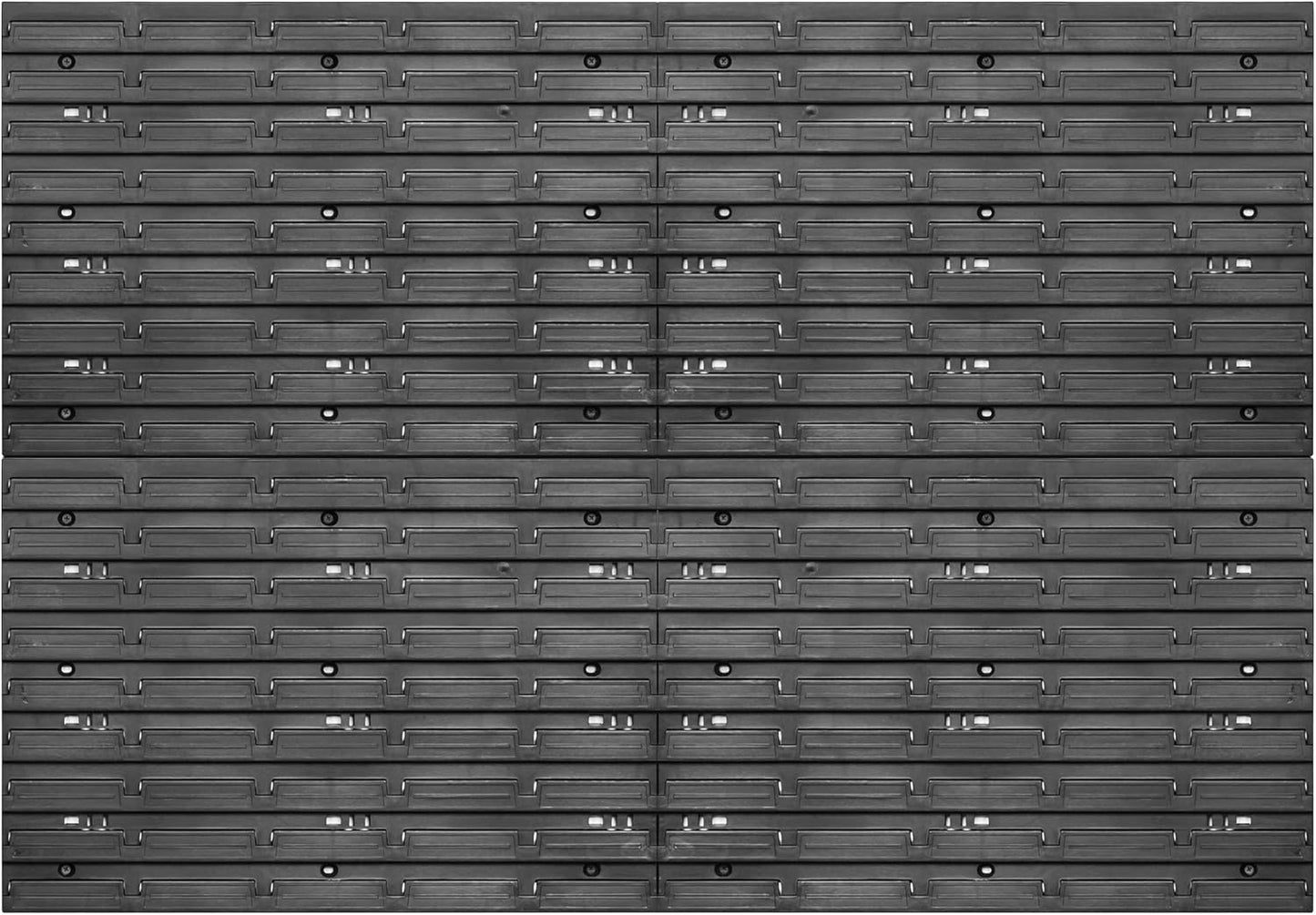 Lagersystem Wandregal mit Sichtlagerkästen, 115 x 78 cm
