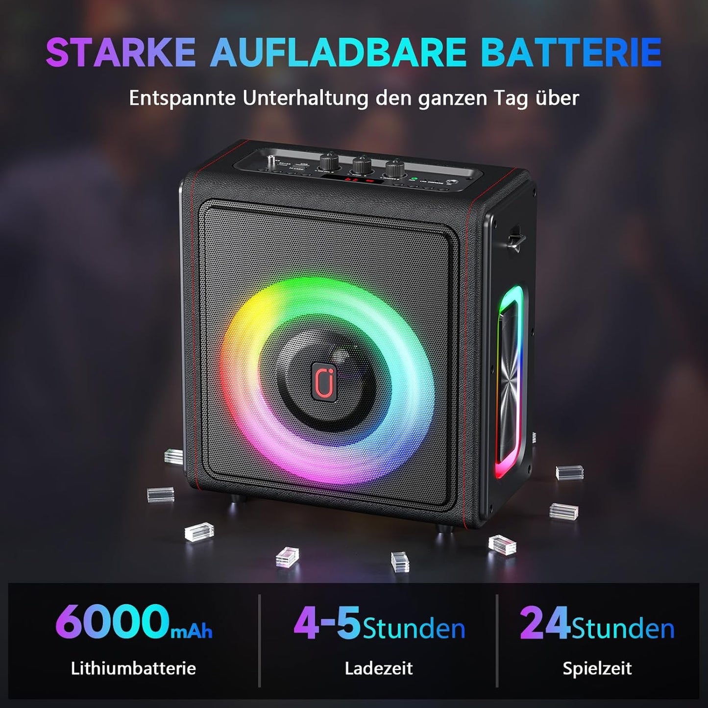 Karaoke-Maschine MS75-T, Schwarz MS75-T