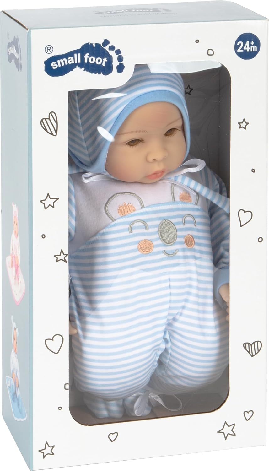 Puppe Lukas mit Zubehör: Schnuller & Kuscheldecke, Lukas