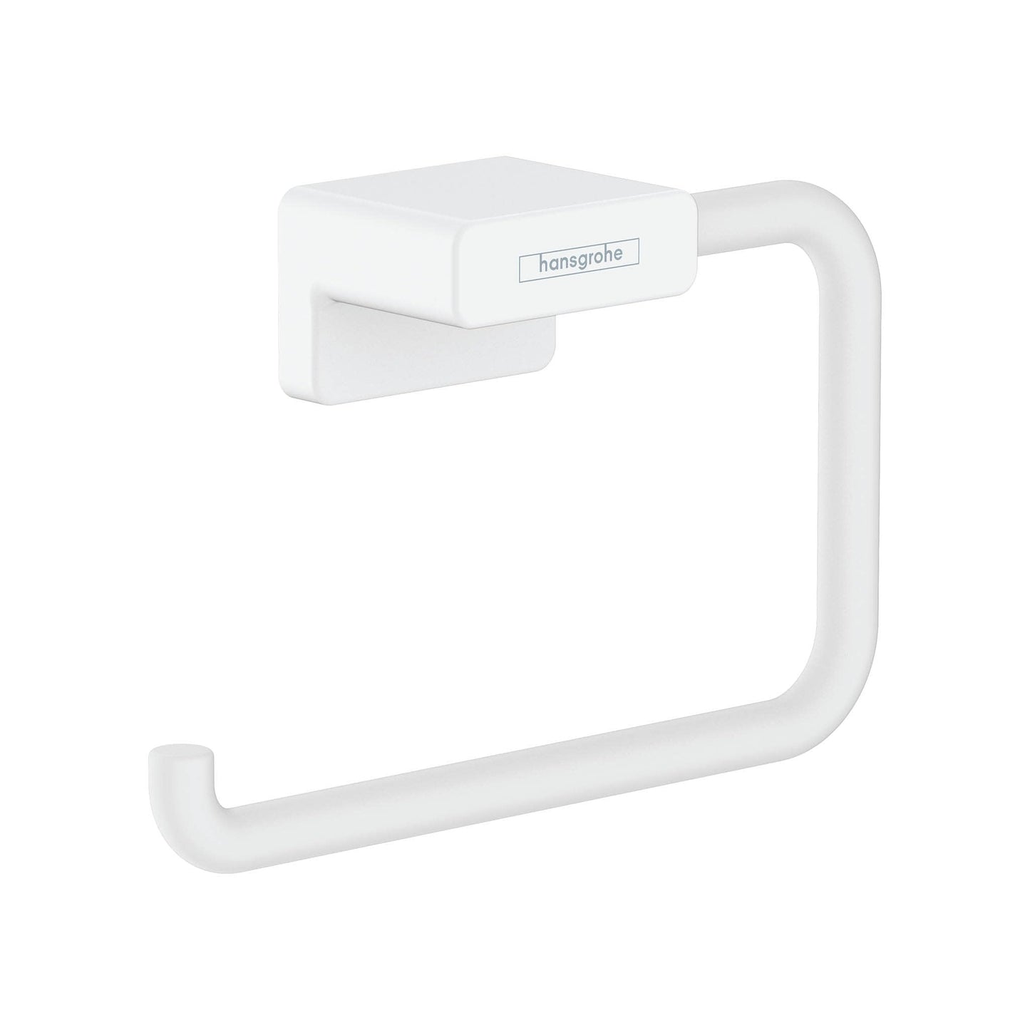 Toilettenpapierhalter, Mattweiss 1 Rolle ohne Deckel
