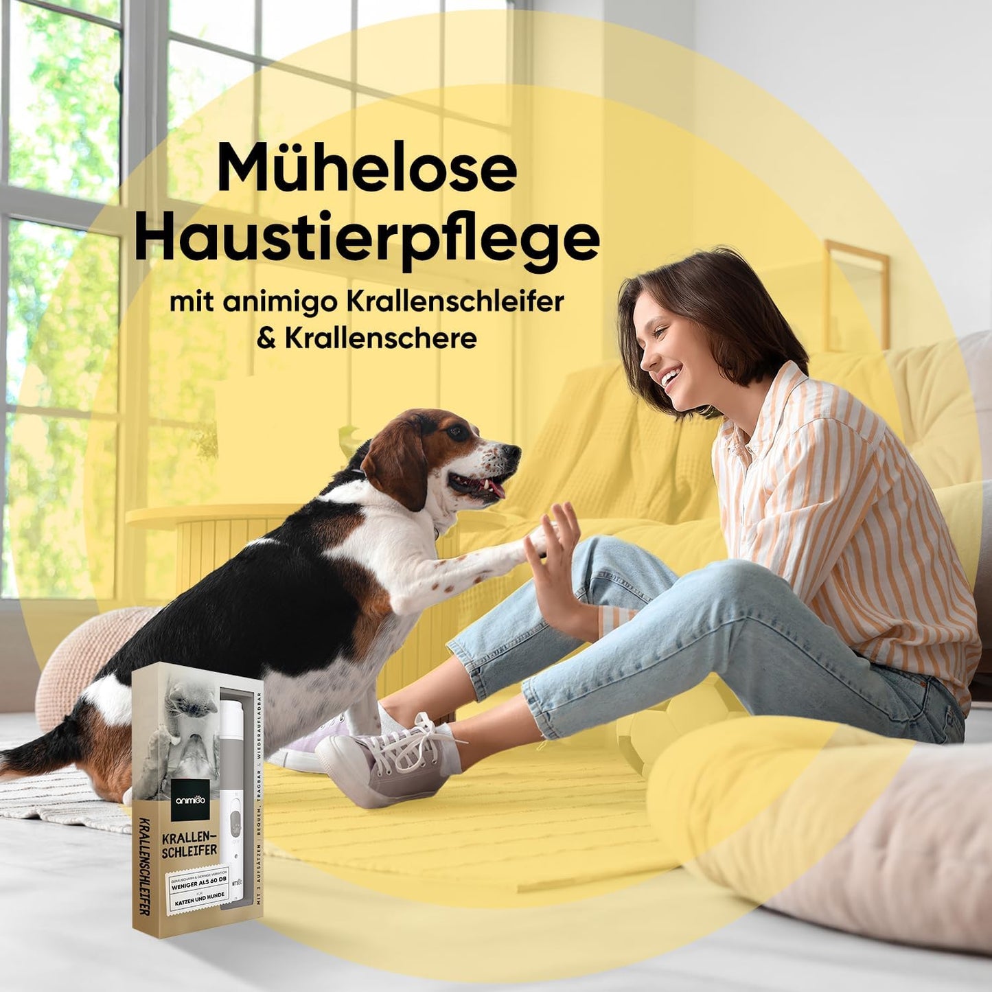 Krallenschleifer und Krallenscheren-Set