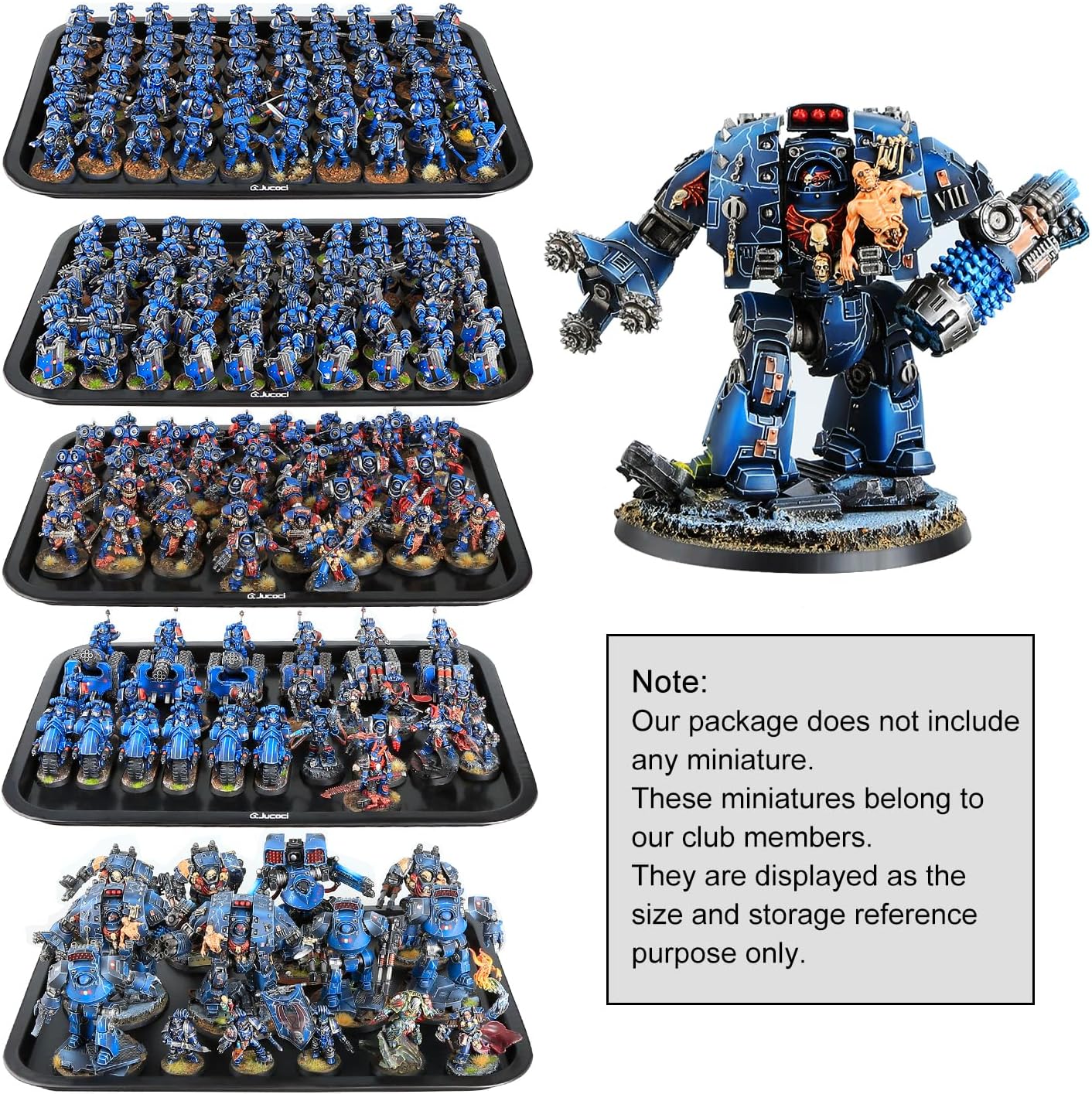 Miniaturen Aufbewahrungskoffer, Grossformat mit Licht