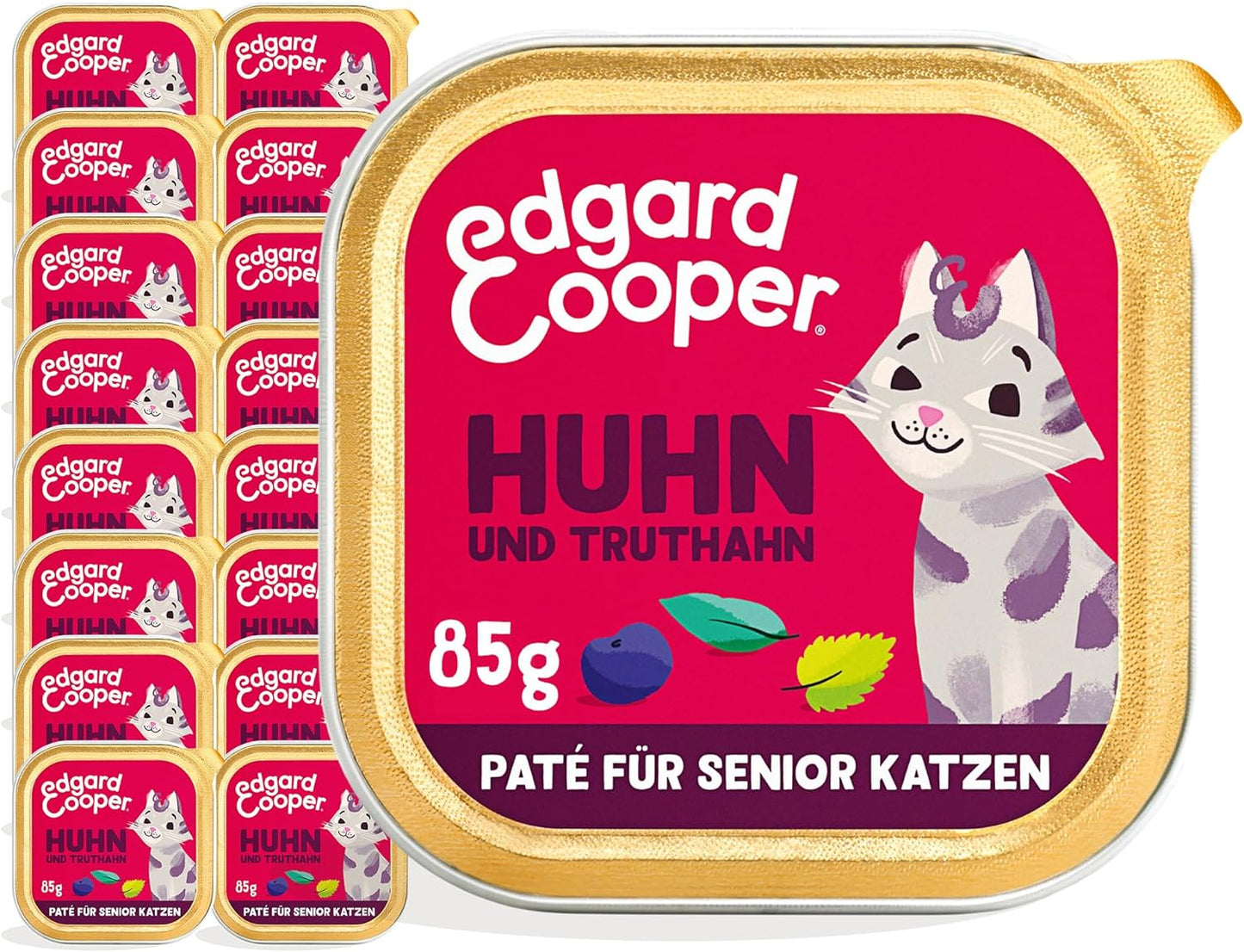 Paté, Senior - Huhn/Truthahn, 85 g (16er Pack)