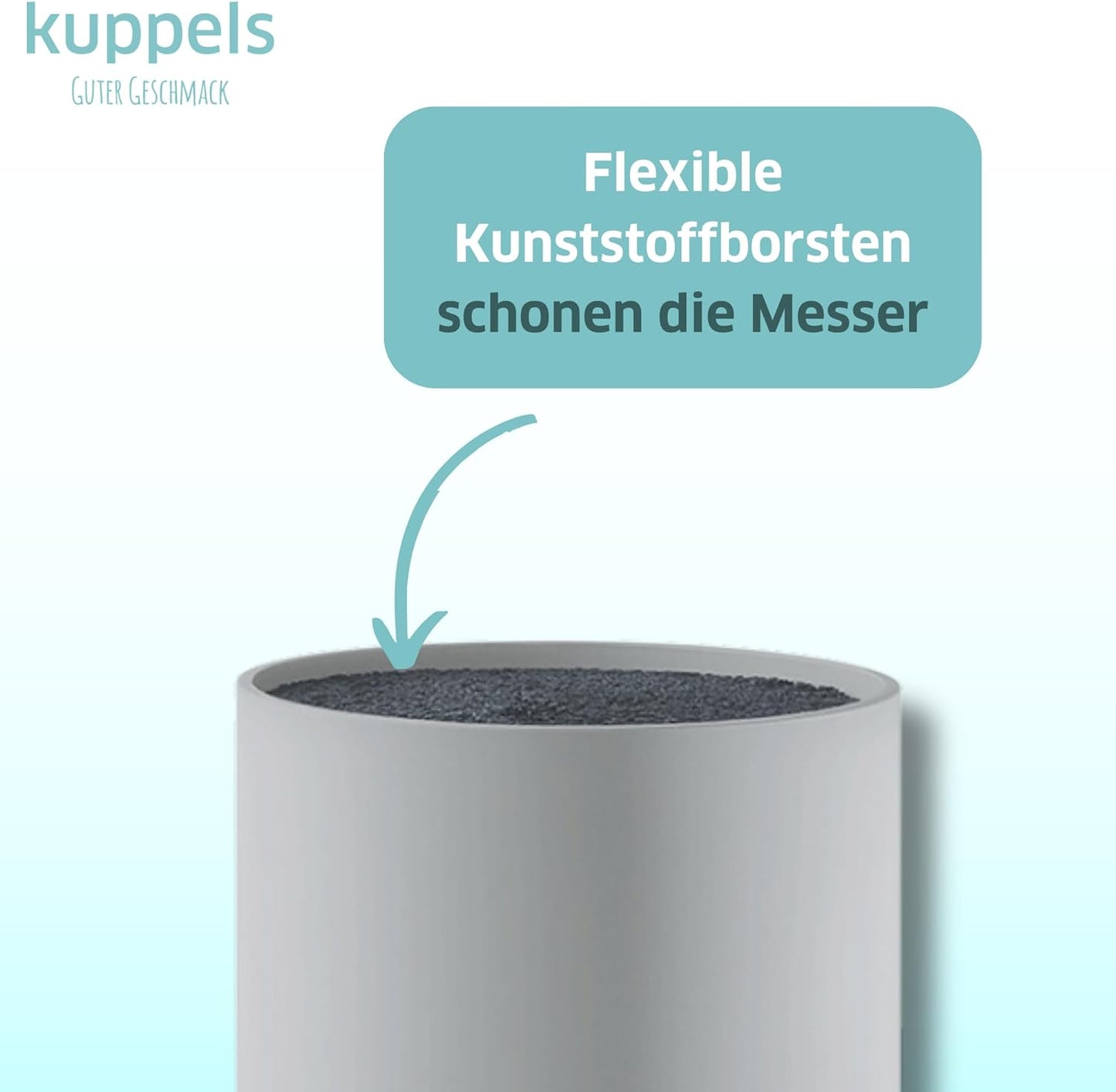 ALL4ONE Messerblock mit Borsteneinsatz