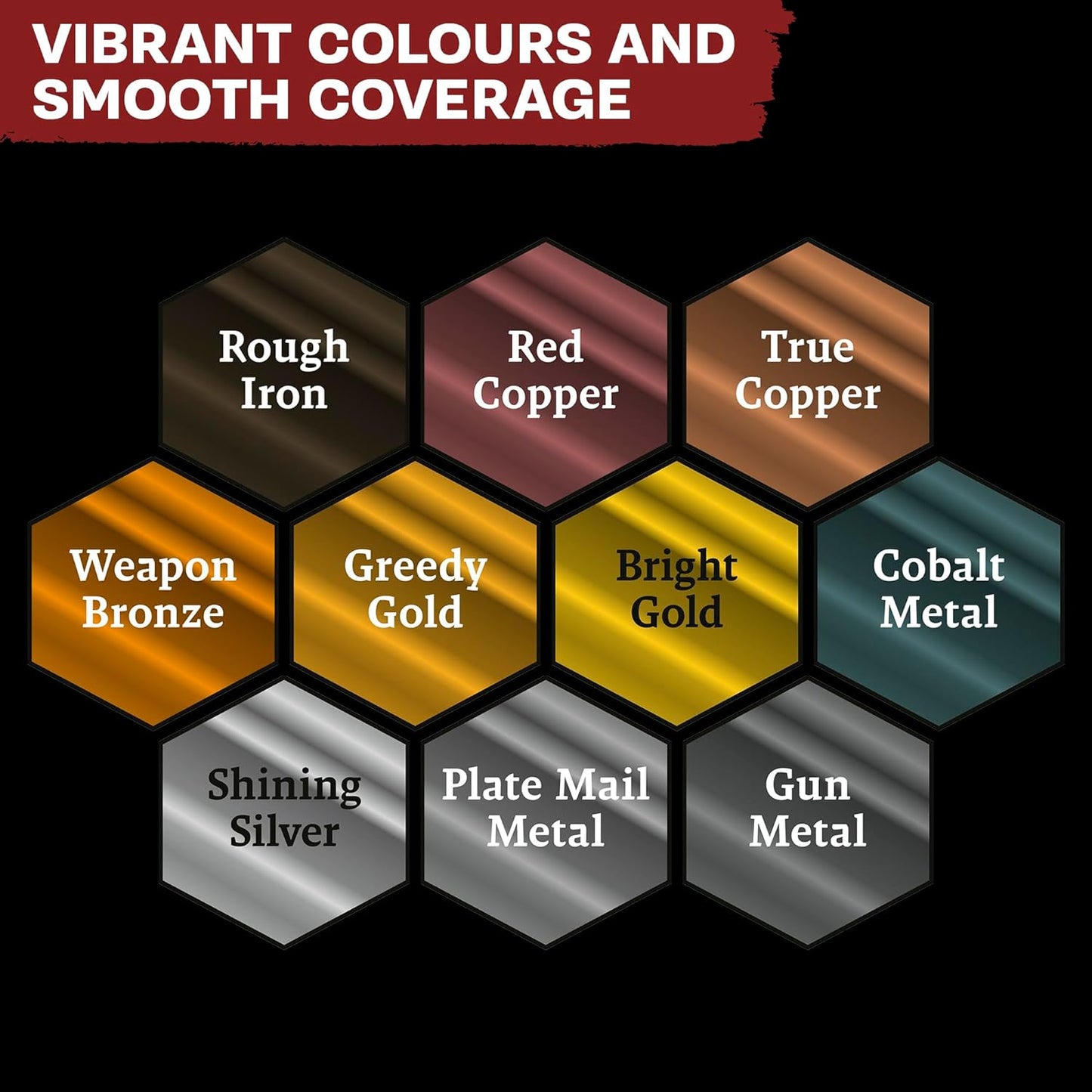 Fanatic Metallics Paint Set