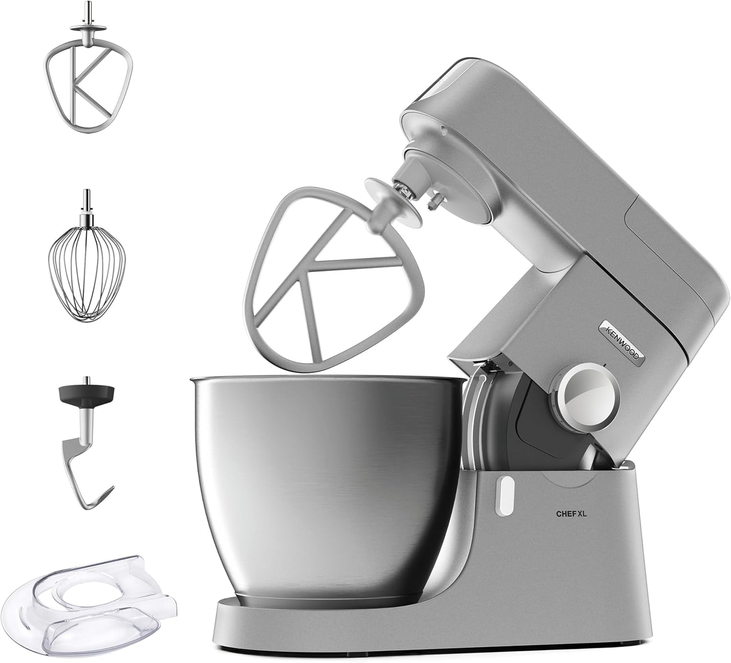 Chef XL KVL4100S Küchenmaschine, silberne 6,7L Schüssel