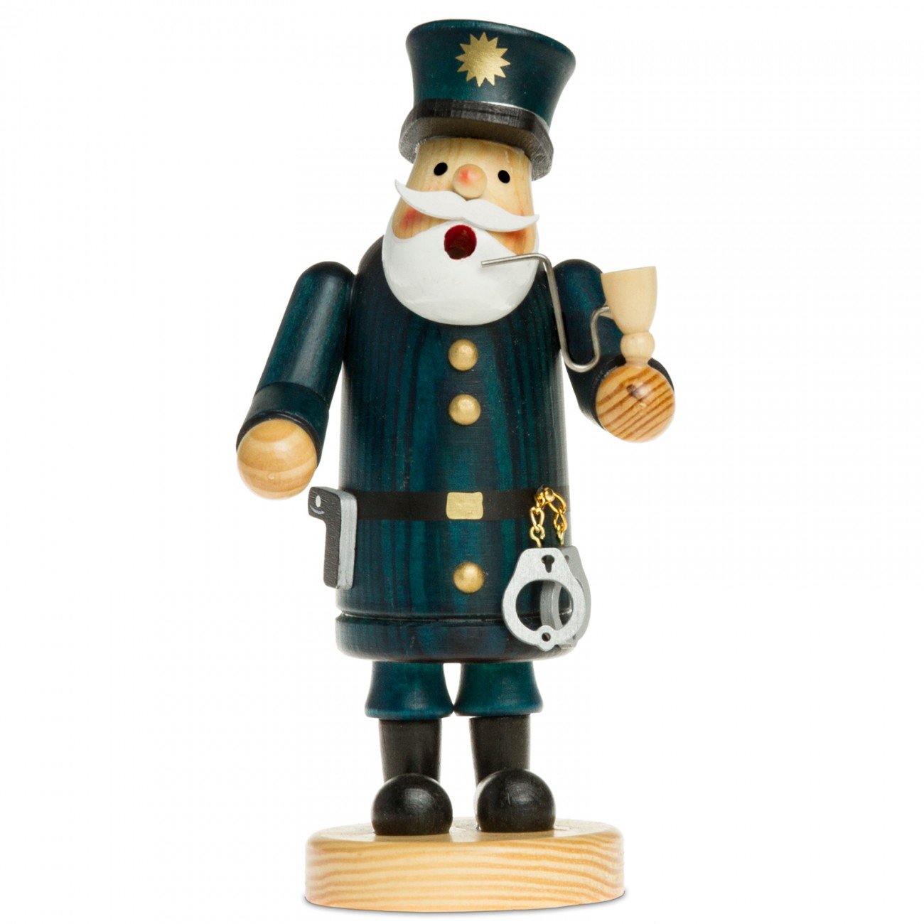 Räuchermännchen Polizist, Höhe ca. 19.5 cm A14 Blau - Polizist