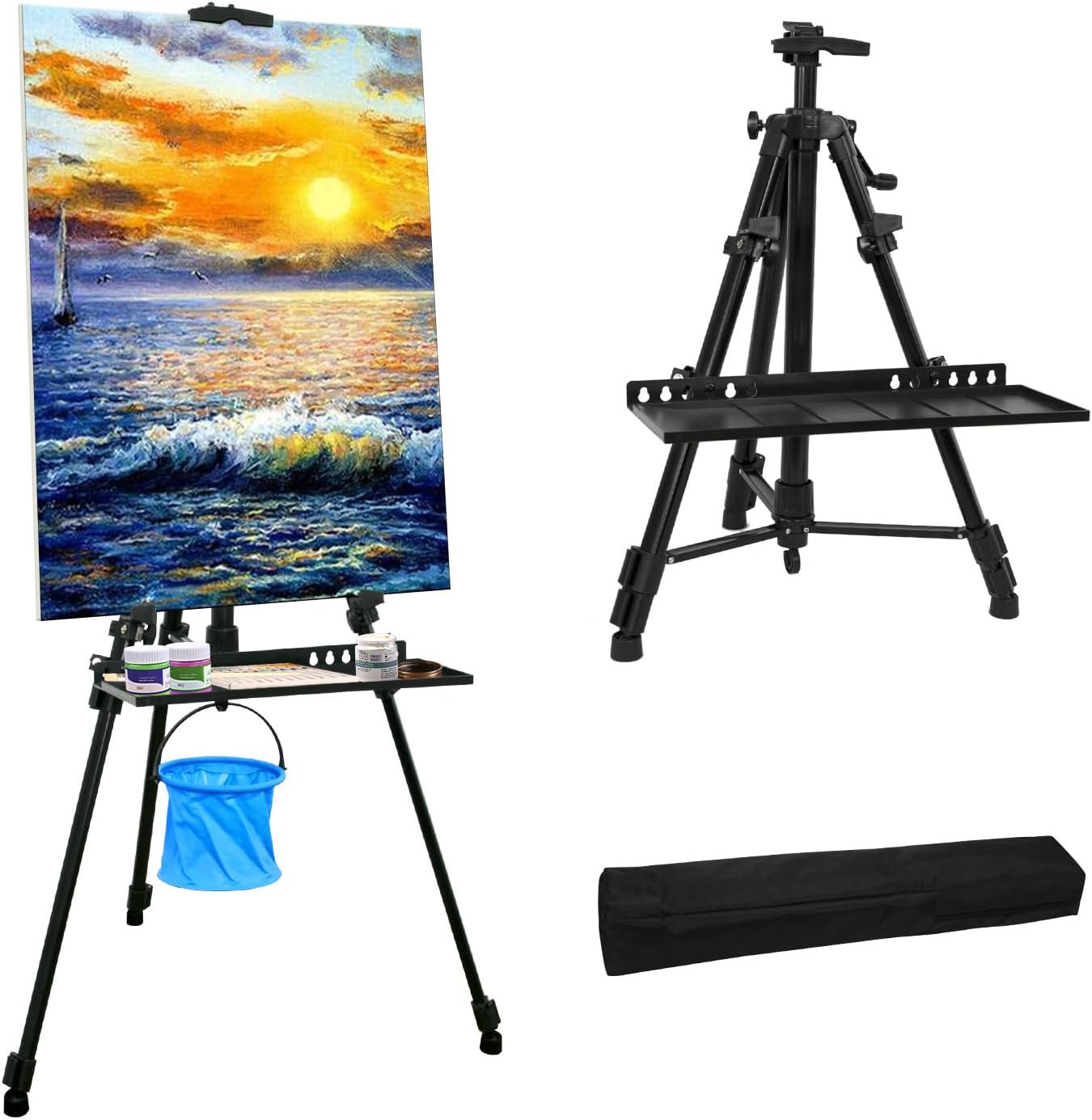 Höhenverstellbare Atelierstaffelei, 50-152cm