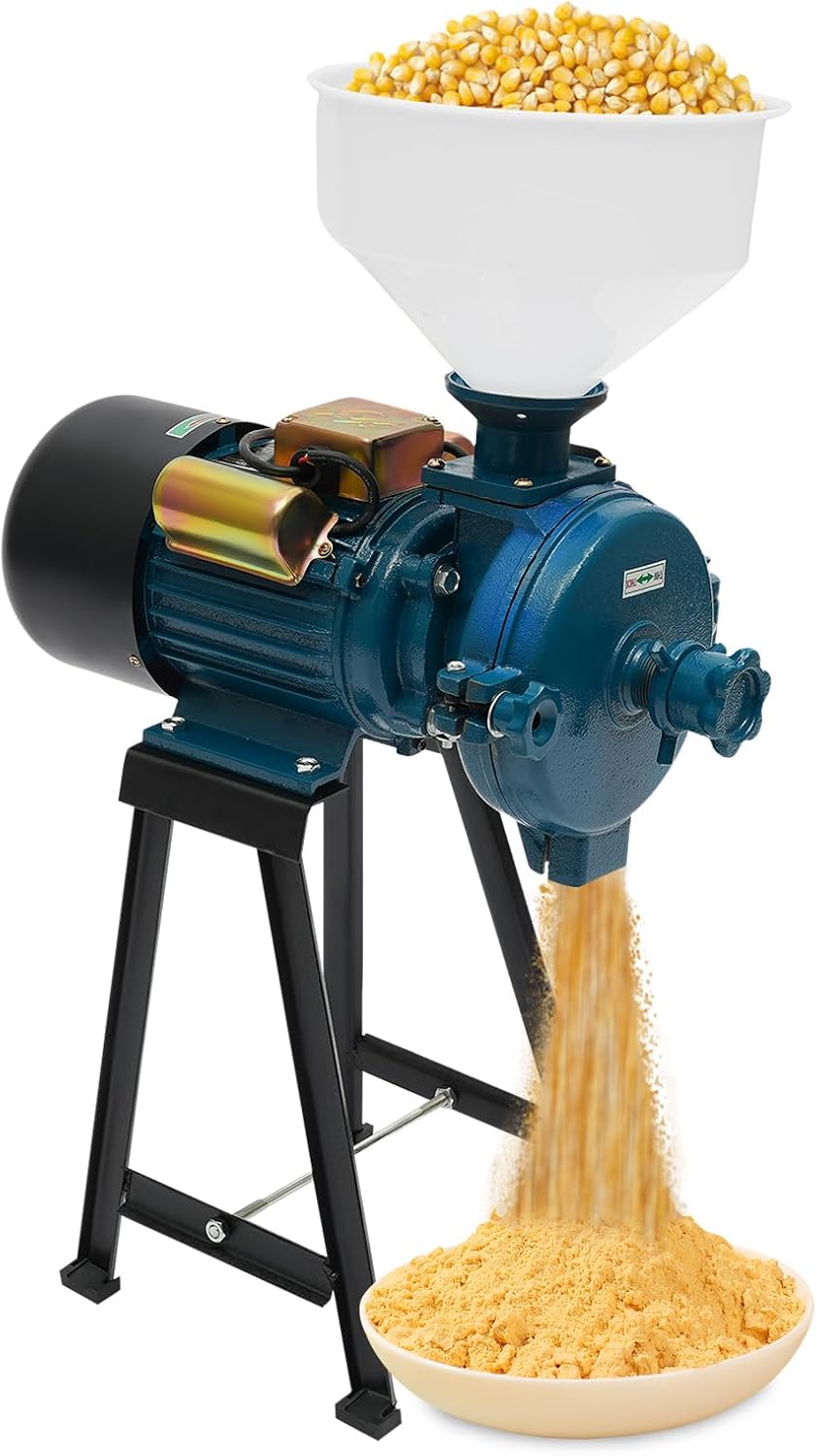 Getreidemühle mit Trichter, ‎W-ONE-1, Blau 2200