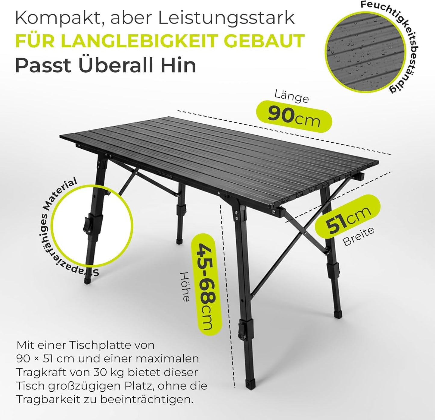 Klappbarer Campingtisch