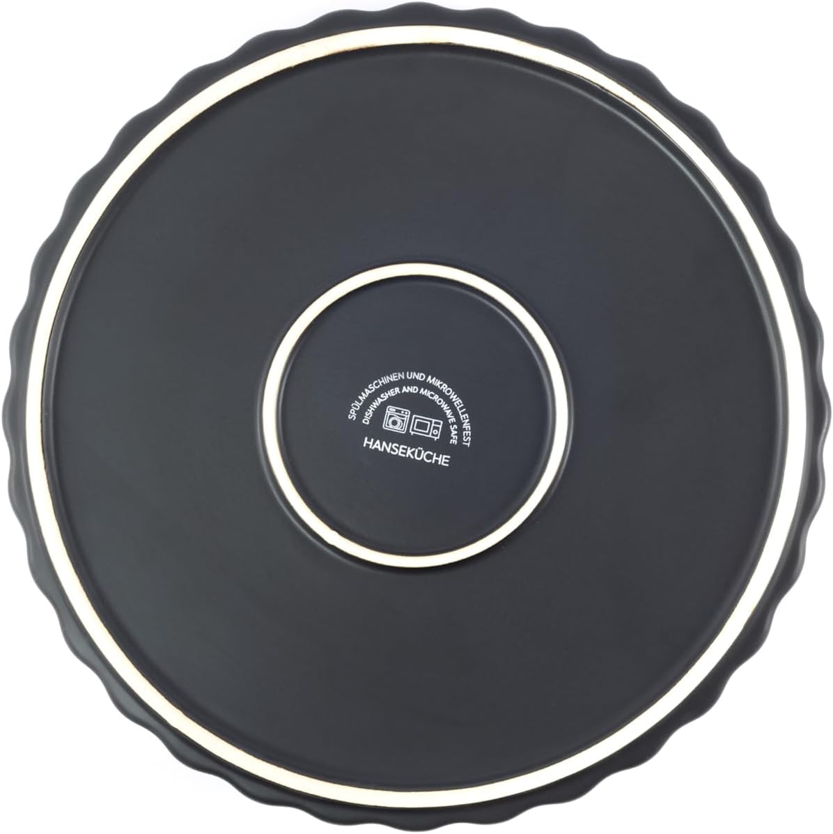 Quicheform, 28 cm, Schwarz